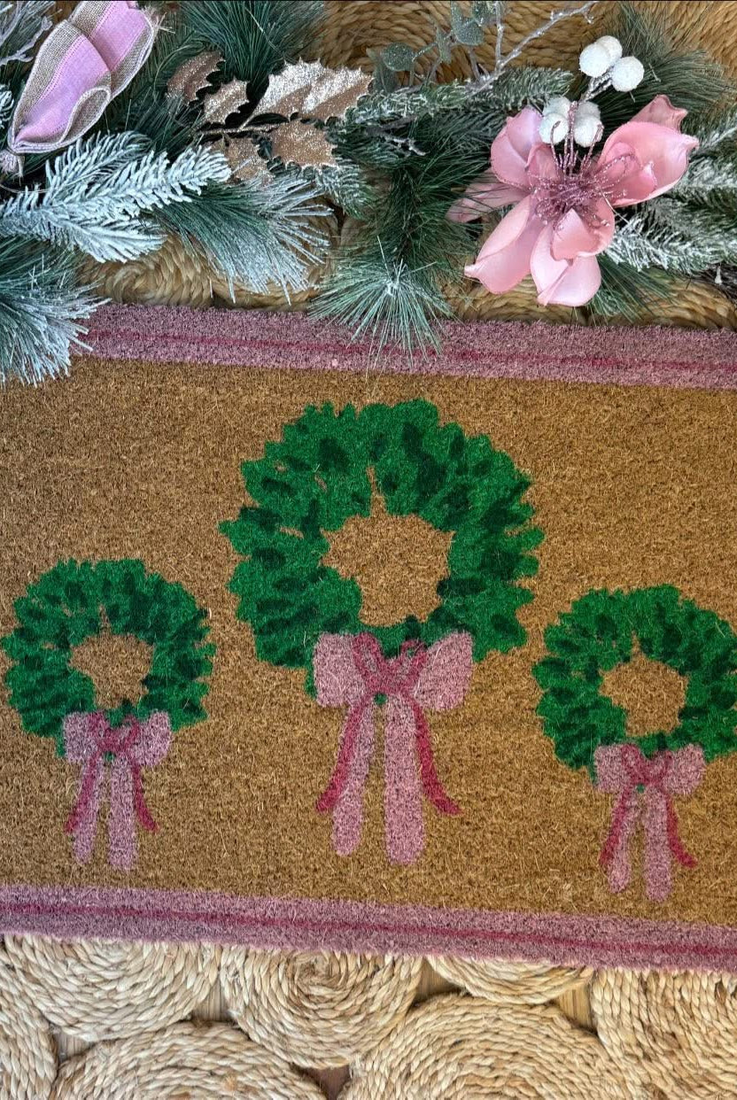 Mary Square 2025 Holiday Door Mat-350 Holiday-Mary Square-The Lovely Closet, Women's Fashion Boutique in Alexandria, KY
