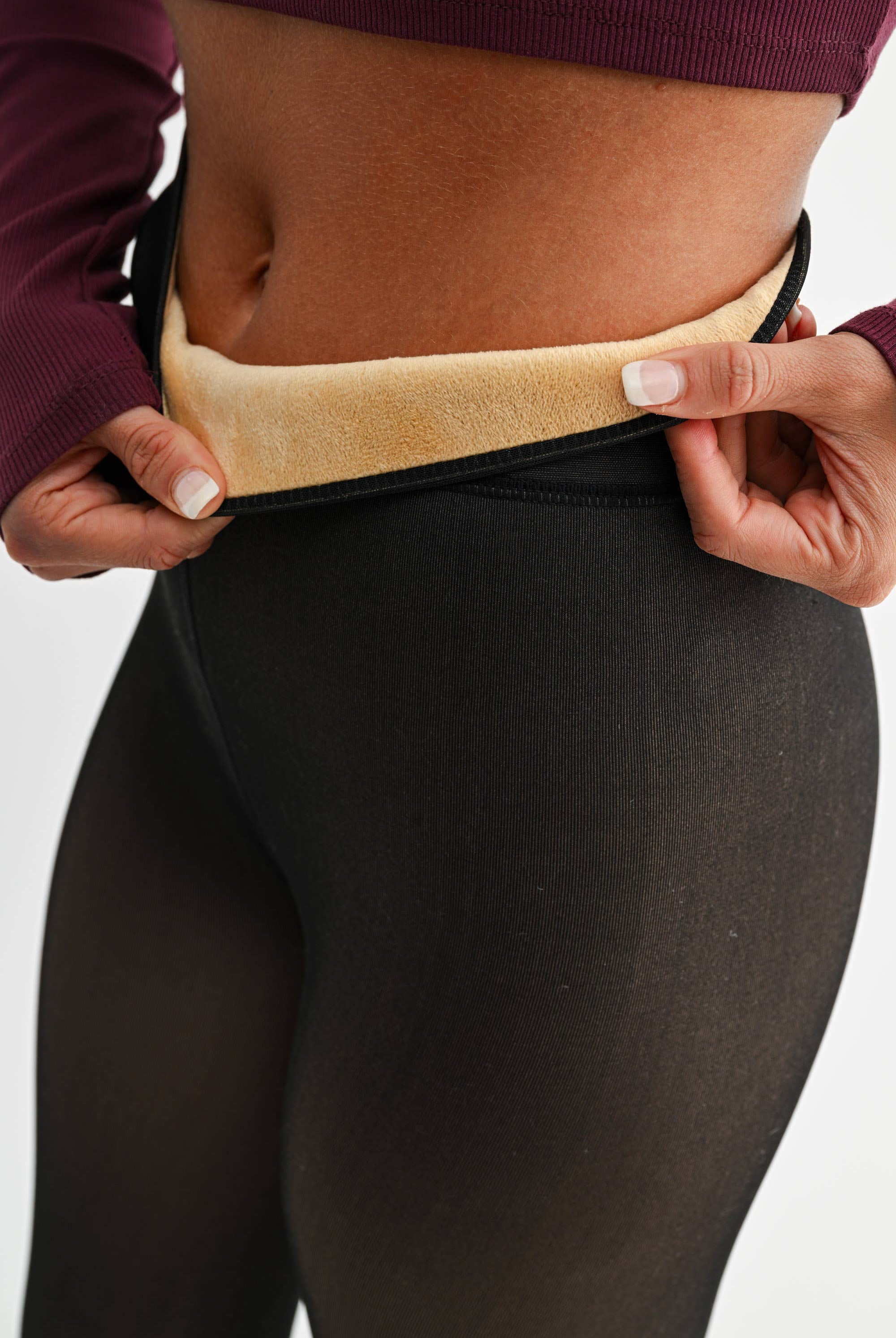 Fur Lined Legging - In Stock!-220 Joggers/Leggings-Mono B-The Lovely Closet, Women's Fashion Boutique in Alexandria, KY