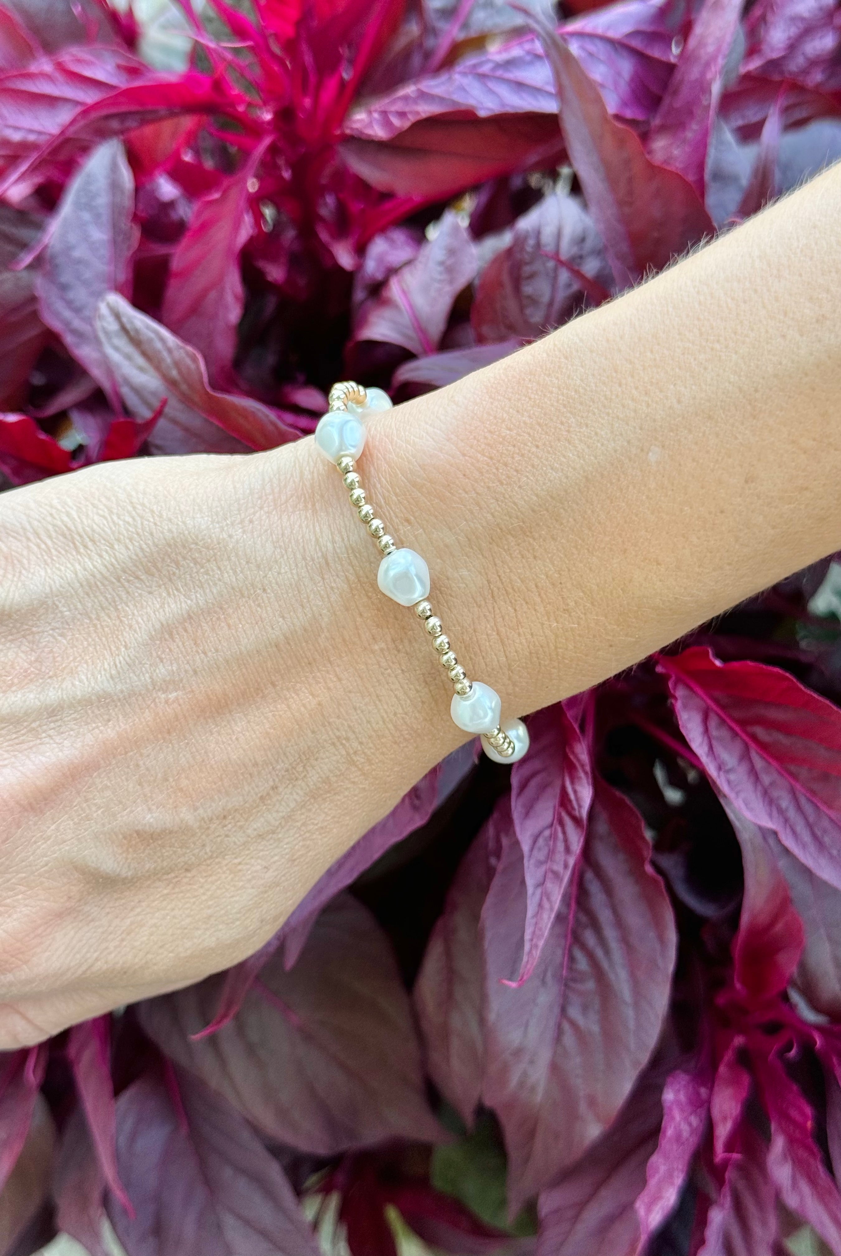 Admire Gold 3mm Pearl-260 eNewton-eNewton-The Lovely Closet, Women's Fashion Boutique in Alexandria, KY