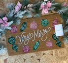 Mary Square 2025 Holiday Door Mat-350 Holiday-Mary Square-The Lovely Closet, Women's Fashion Boutique in Alexandria, KY
