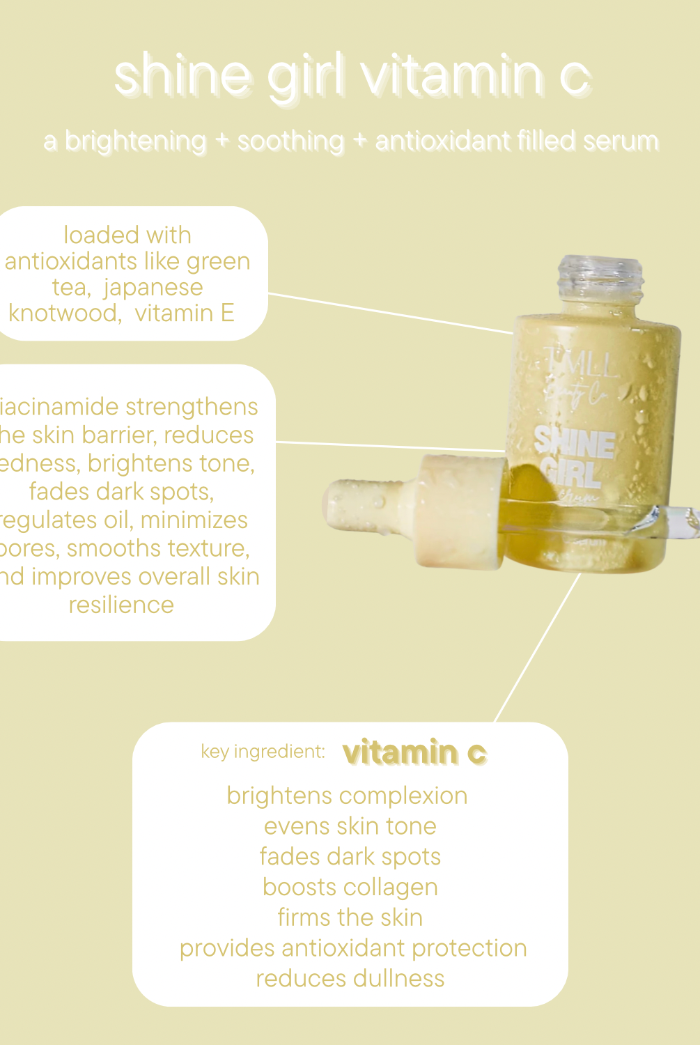 TMLL Skin Candy Shine Girl Vitamin C Serum-250 - TMLL Beauty Co - Skincare-TMLL Beauty Co-The Lovely Closet, Women's Fashion Boutique in Alexandria, KY