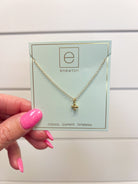 16” Classic Beaded Small Signature Cross Charm Necklace-260 eNewton-eNewton-The Lovely Closet, Women's Fashion Boutique in Alexandria, KY