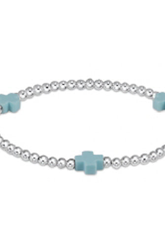 EXTENDS 3mm Signature Cross Sterling Bracelet-260 eNewton-eNewton-The Lovely Closet, Women's Fashion Boutique in Alexandria, KY