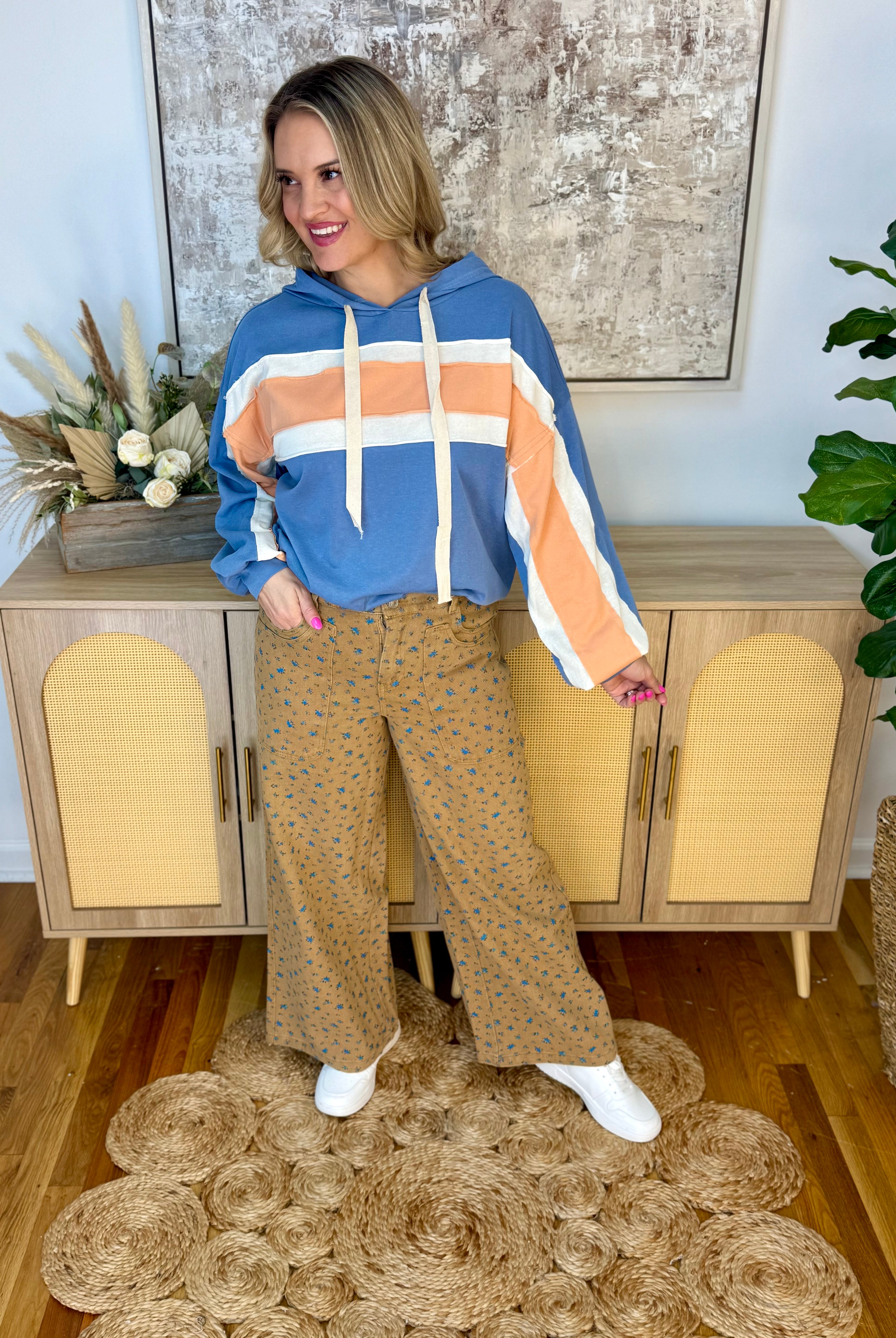 Casual Day Hoodie-110 Long Sleeve Top-bibi-The Lovely Closet, Women's Fashion Boutique in Alexandria, KY