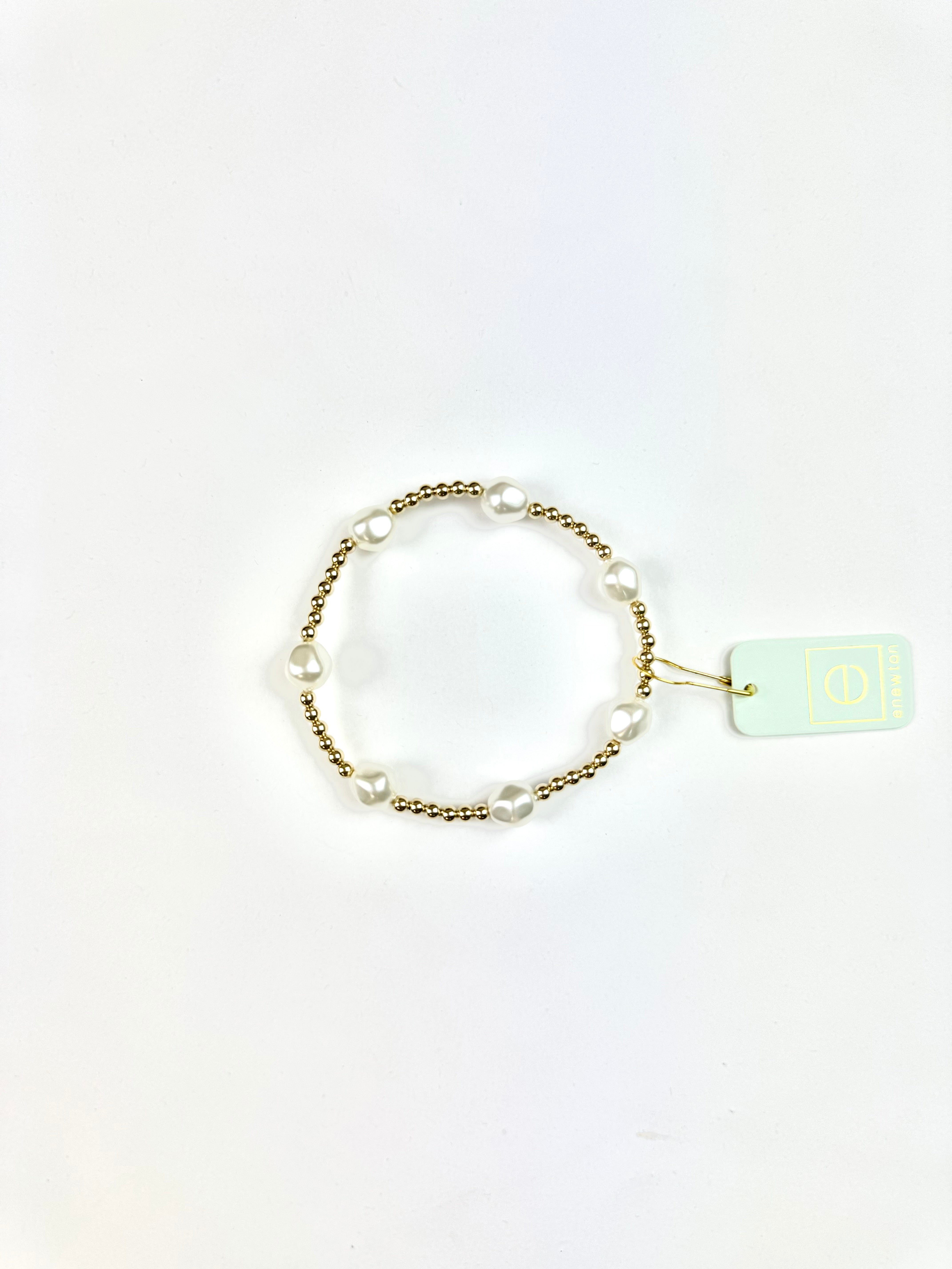 Admire Gold 3mm Pearl-260 eNewton-eNewton-The Lovely Closet, Women's Fashion Boutique in Alexandria, KY