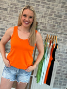 Take it Easy Tank Top-120 Sleeveless Tops-The Lovely Closet-The Lovely Closet, Women's Fashion Boutique in Alexandria, KY