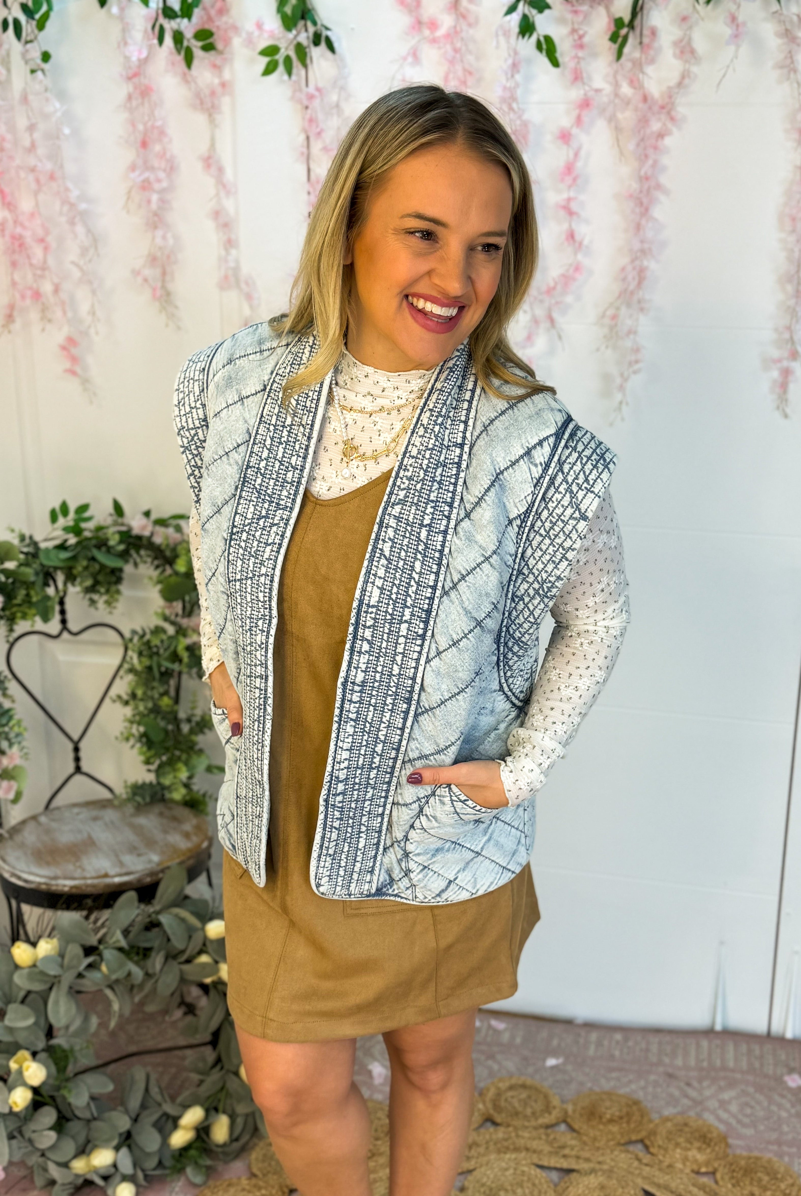 Faux Suede Jumper-180 Dresses-The Lovely Closet-The Lovely Closet, Women's Fashion Boutique in Alexandria, KY