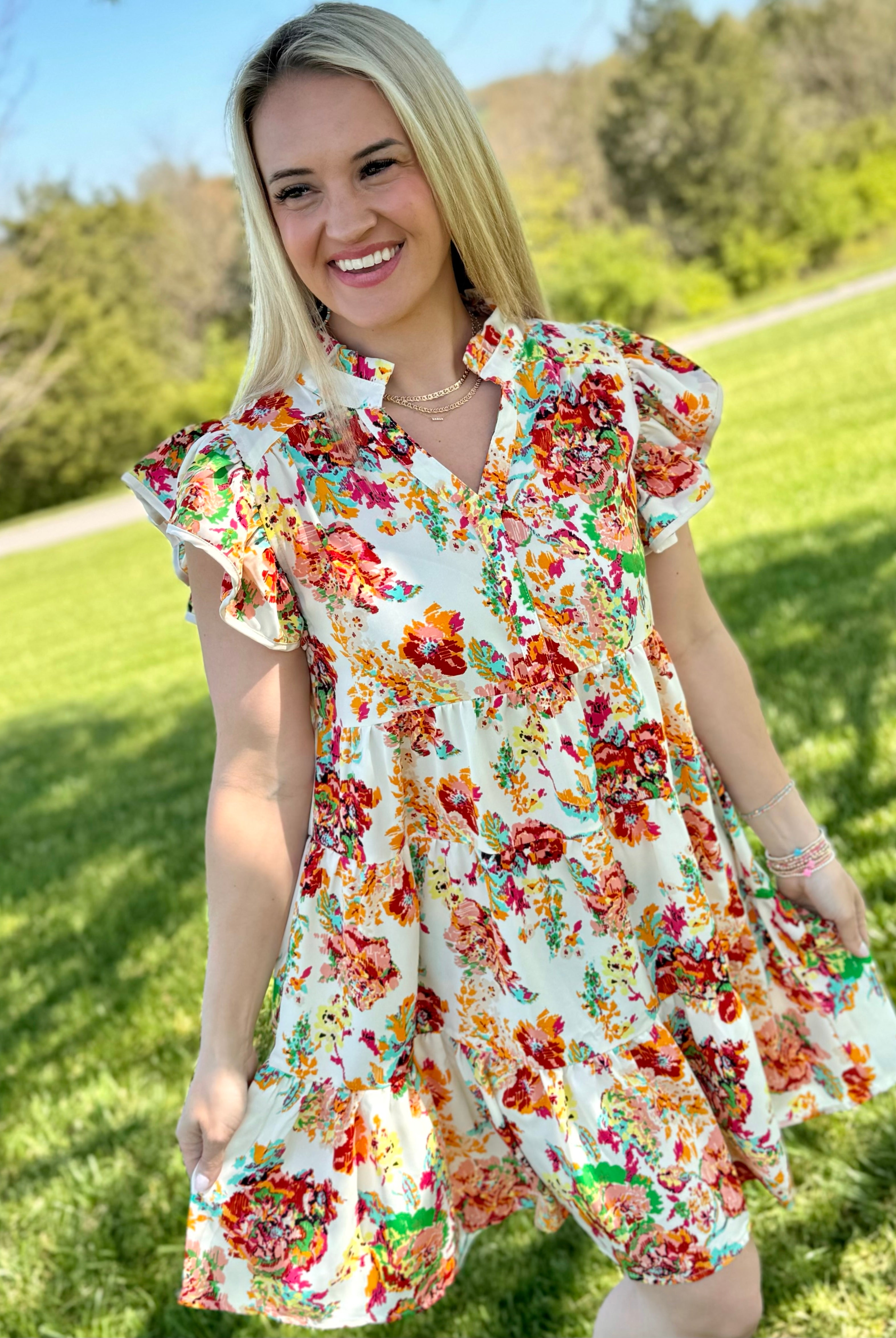 Beautiful in Prints Dress-180 Dresses-The Lovely Closet-The Lovely Closet, Women's Fashion Boutique in Alexandria, KY