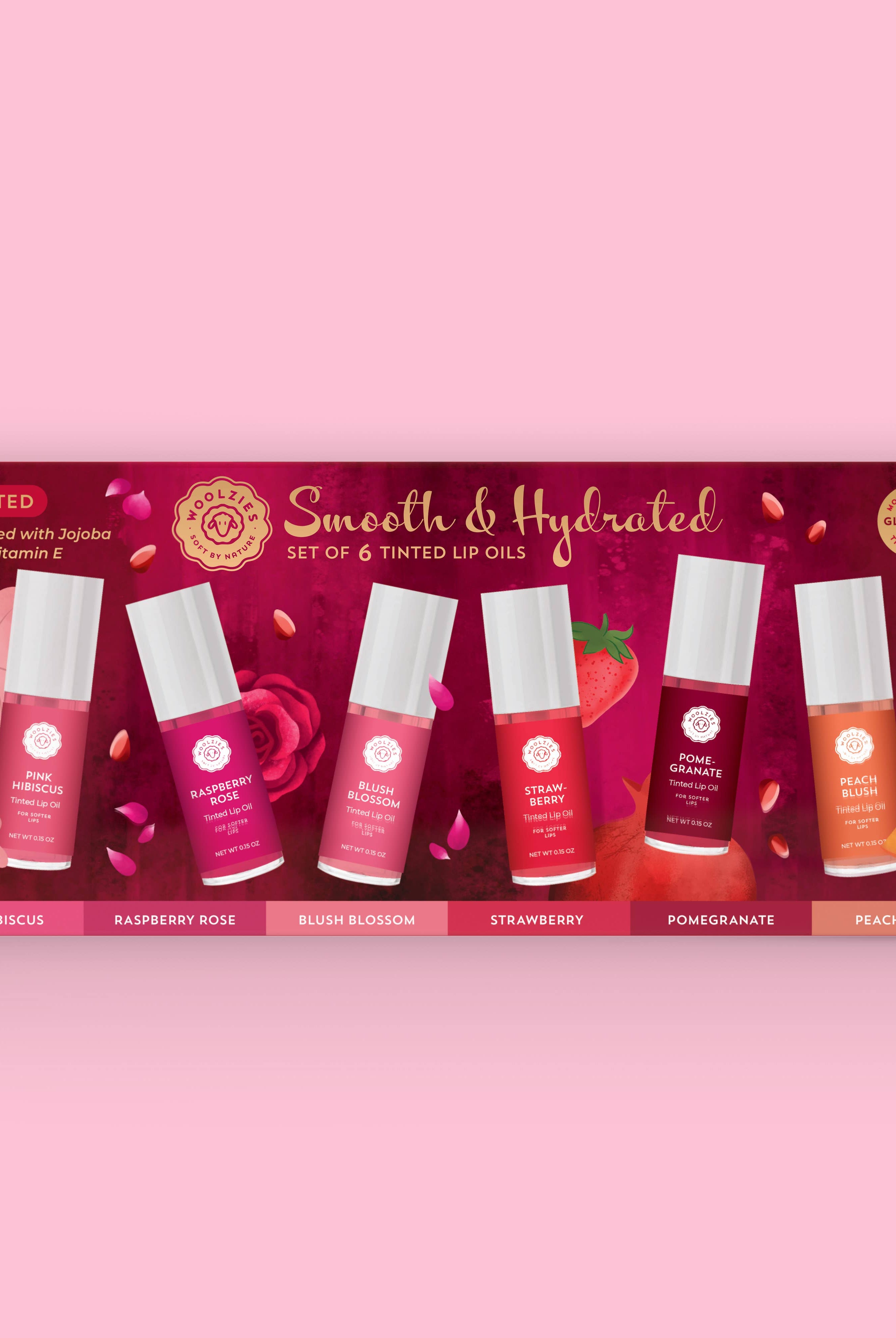 Smooth & Hydrated Lip Oil Collection – Set of 6-350 Holiday-Woolzies-The Lovely Closet, Women's Fashion Boutique in Alexandria, KY