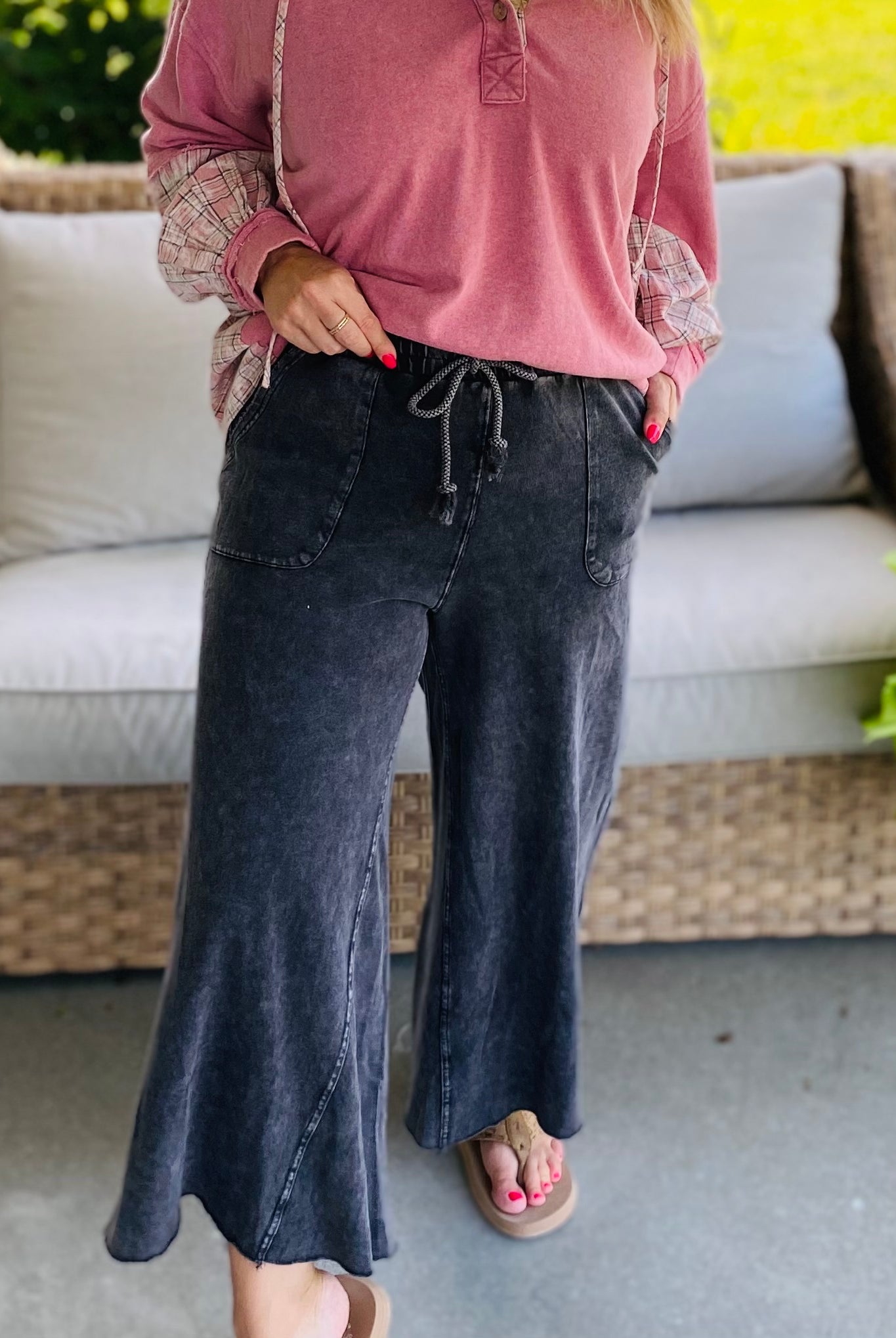 Day in the Life Pants - Ash-240 Pants-easel-The Lovely Closet, Women's Fashion Boutique in Alexandria, KY