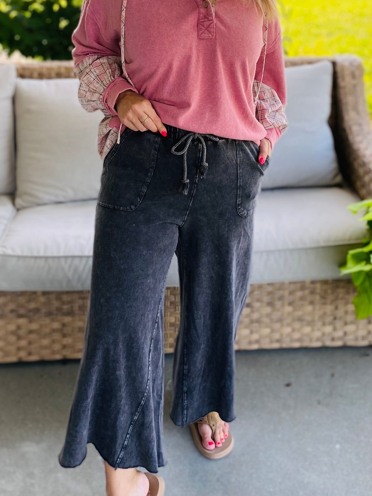 Day in the Life Pants - Ash-240 Pants-easel-The Lovely Closet, Women's Fashion Boutique in Alexandria, KY