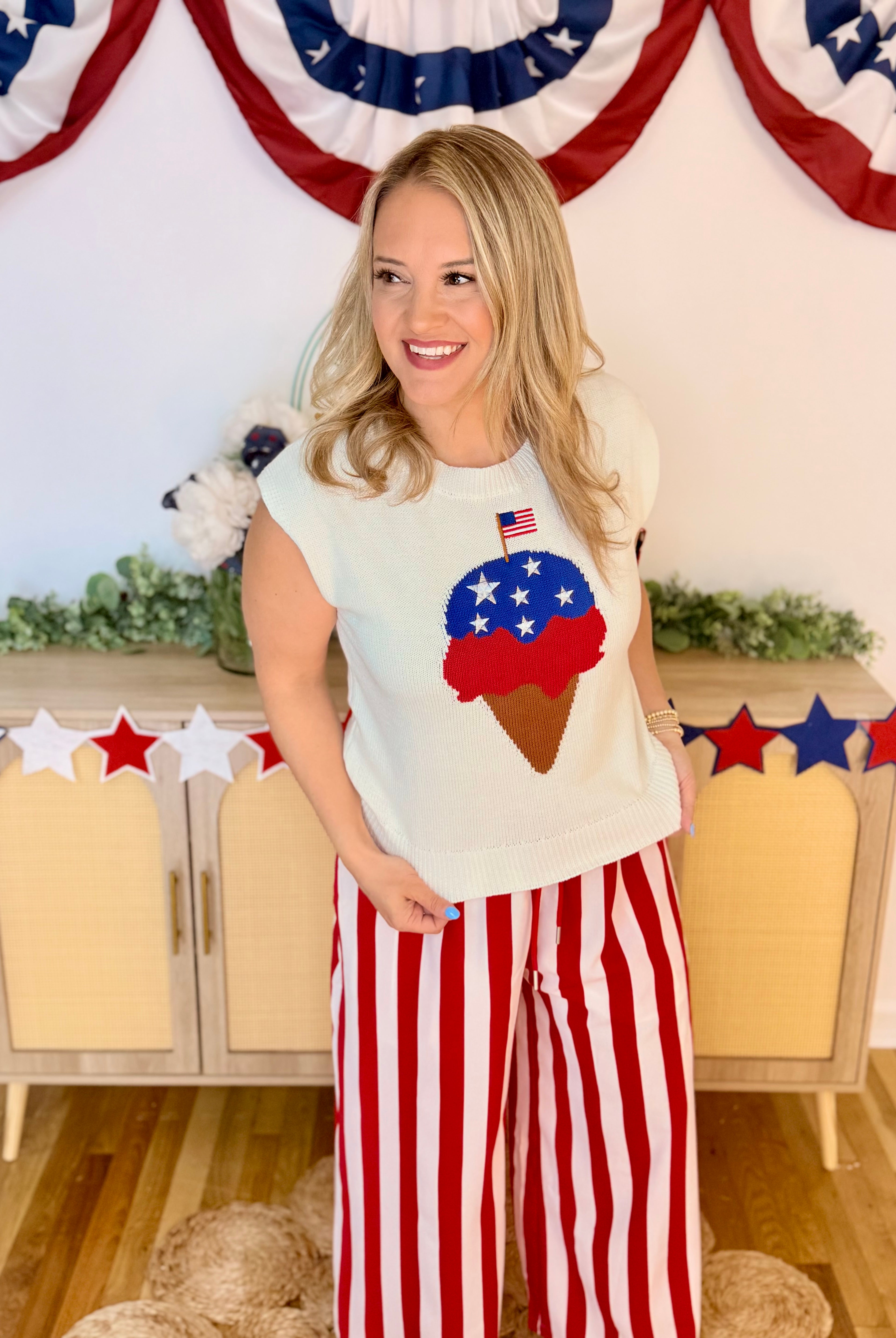 Sweet Summer Sleeveless Sweater-120 Sleeveless Tops-Anniewear-The Lovely Closet, Women's Fashion Boutique in Alexandria, KY