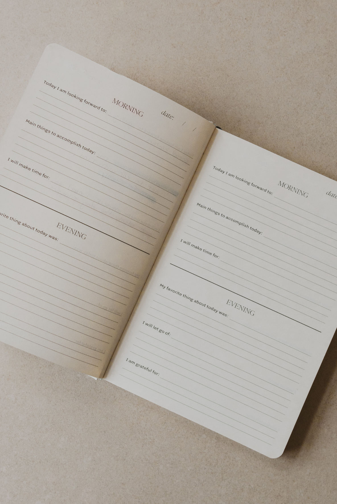 Be Mindful Prompted Journal - Blue Stripes-310 Gift-Sweet Water Decor-The Lovely Closet, Women's Fashion Boutique in Alexandria, KY