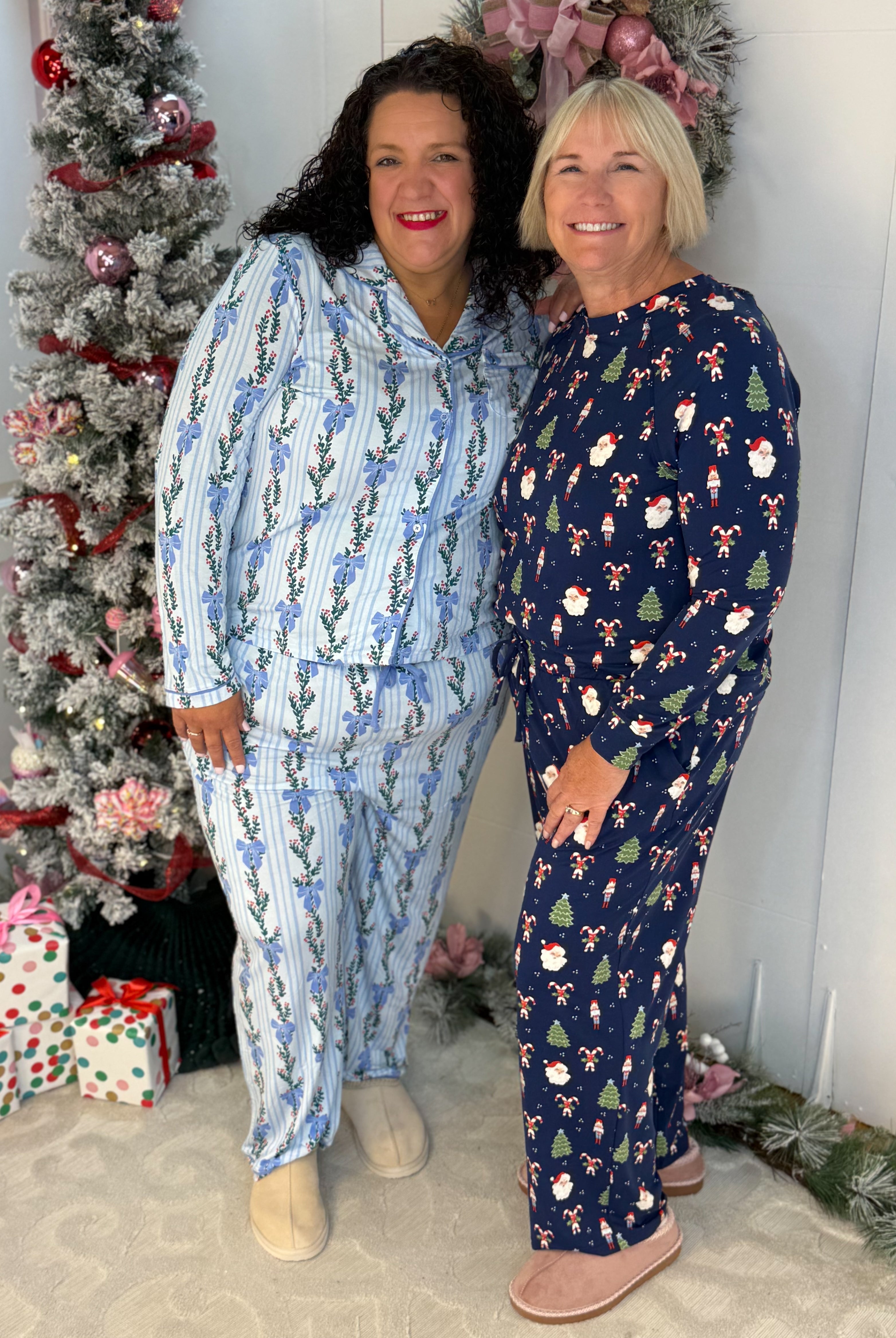 Mary Square Hello Garland Charlotte Pant Set-350 Holiday-Mary Square-The Lovely Closet, Women's Fashion Boutique in Alexandria, KY