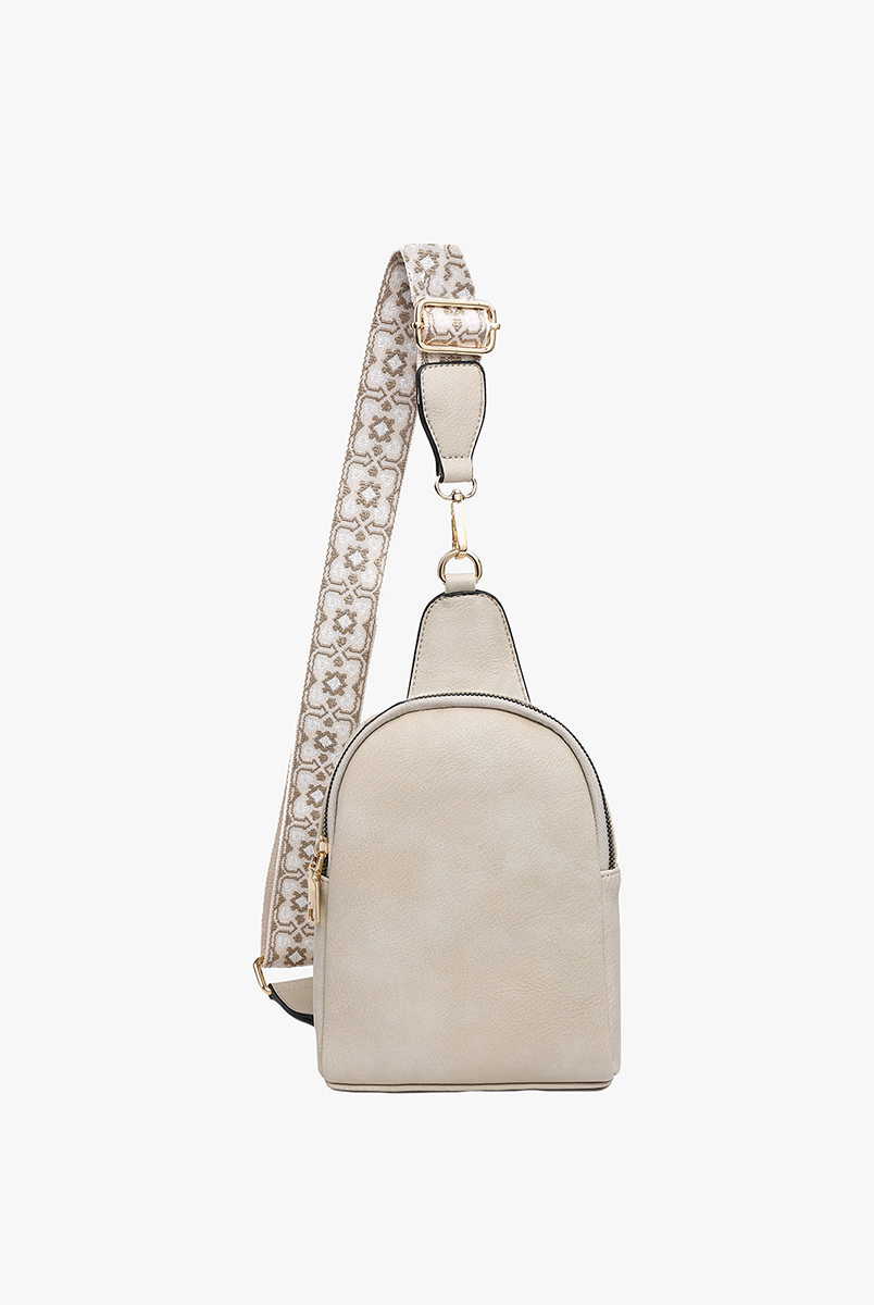 Ellen Sling Bag w/Removable Guitar Strap-290 Bag/Handbags-Jen & Co.-The Lovely Closet, Women's Fashion Boutique in Alexandria, KY