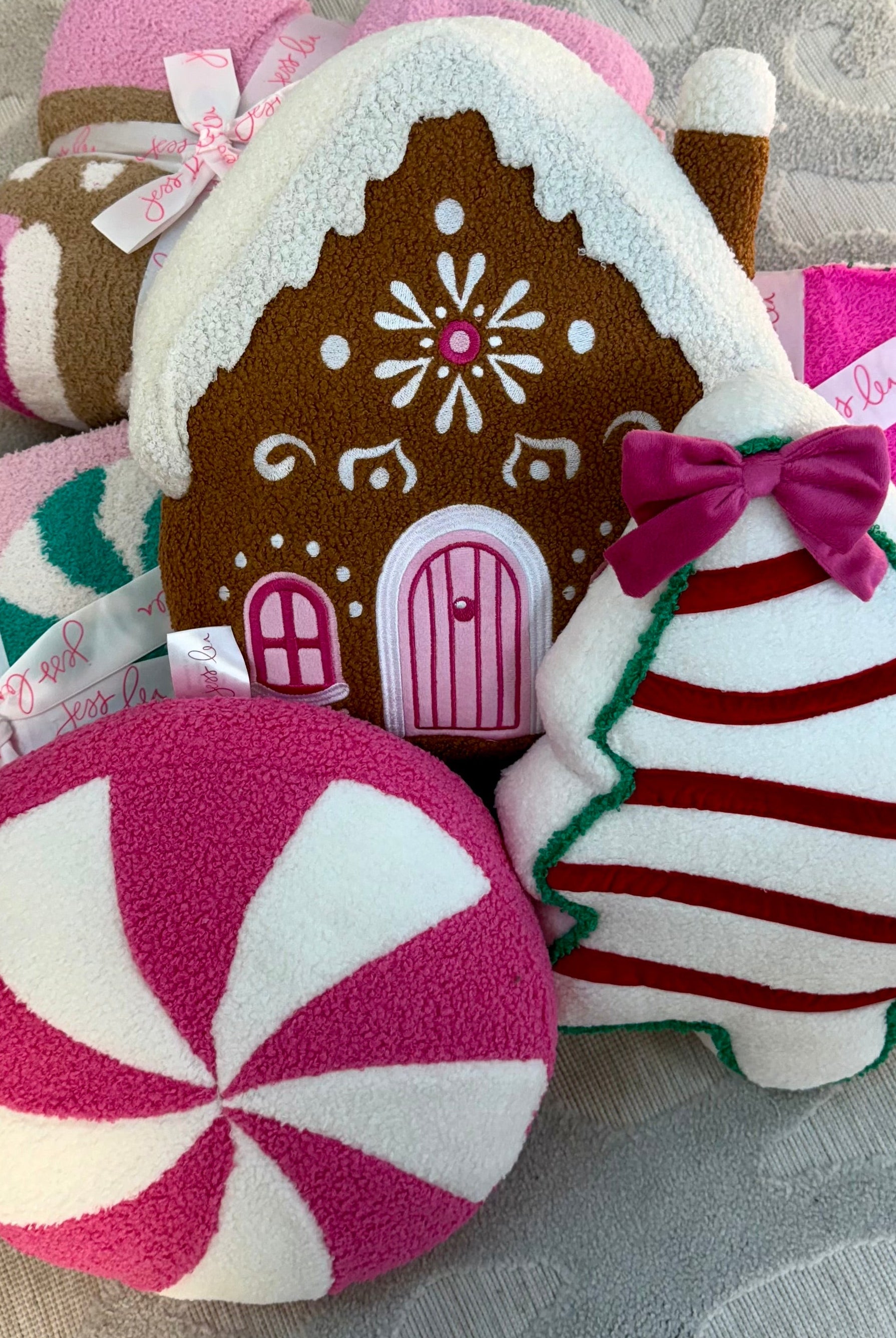 Christmas Cheer Pillows-350 Holiday-Jess Lea-The Lovely Closet, Women's Fashion Boutique in Alexandria, KY