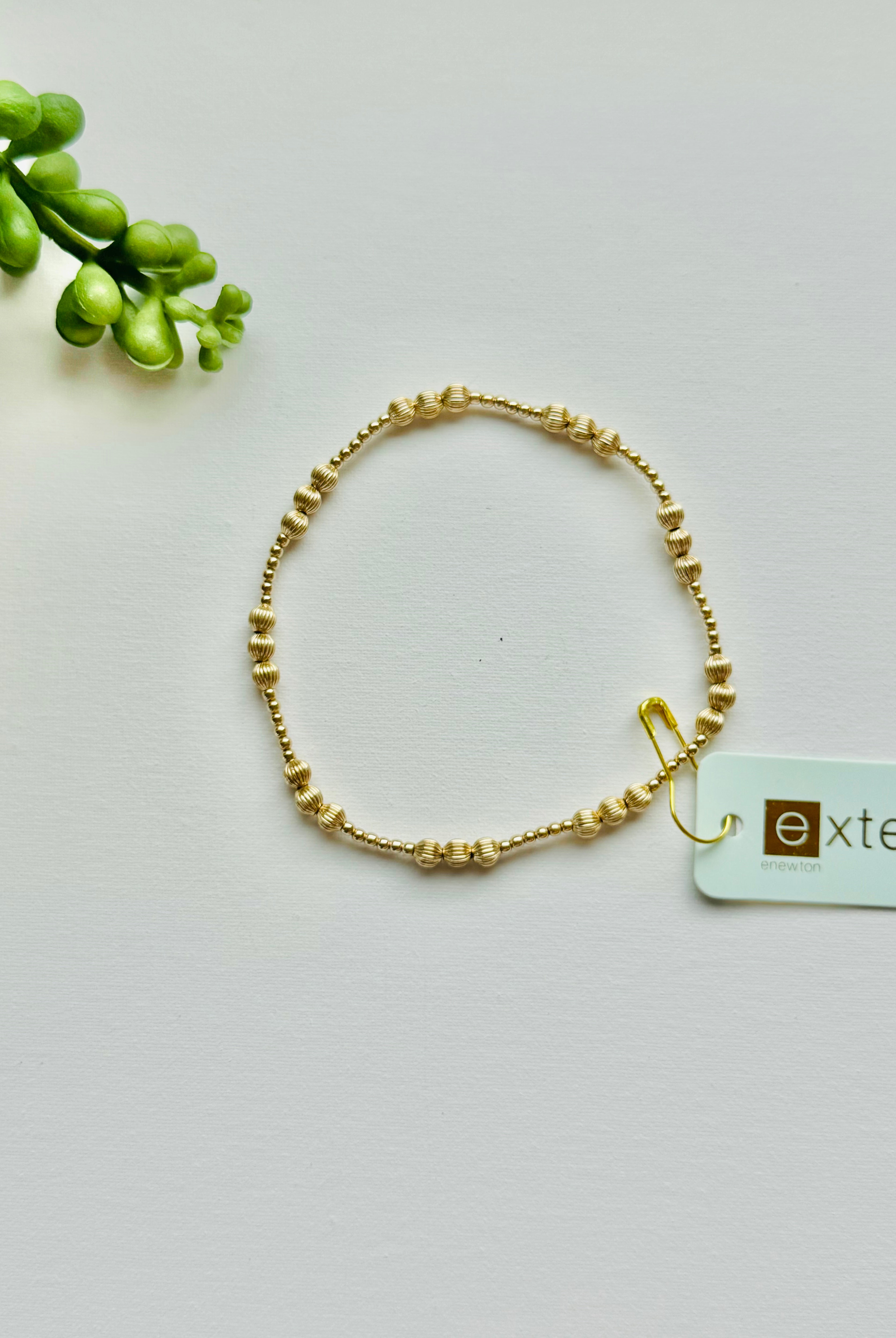 EXTENDS 4mm Dignity Joy Gold Bracelet-260 eNewton-eNewton-The Lovely Closet, Women's Fashion Boutique in Alexandria, KY