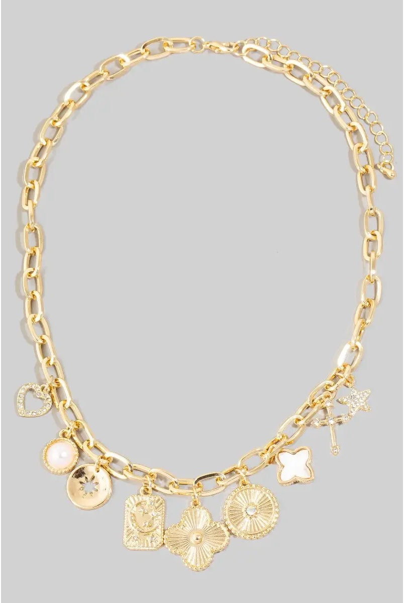 Charming Necklace-250 Jewelry-Fame-The Lovely Closet, Women's Fashion Boutique in Alexandria, KY