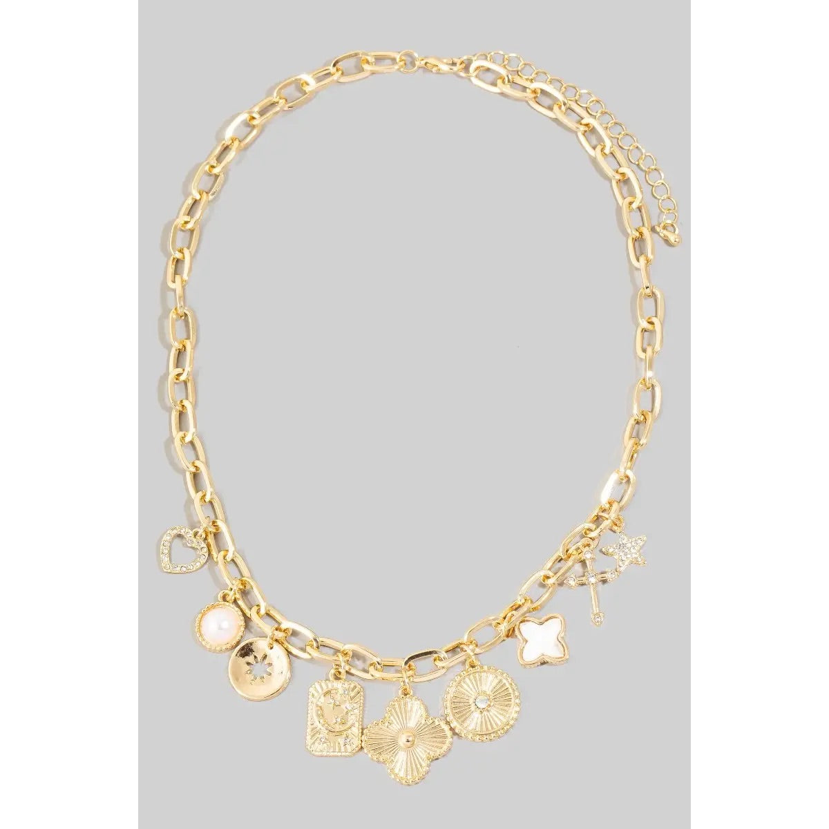 Charming Necklace-250 Jewelry-Fame-The Lovely Closet, Women's Fashion Boutique in Alexandria, KY