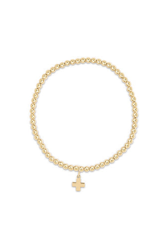 Classic Gold 3mm Signature Cross Charm-260 eNewton-eNewton-The Lovely Closet, Women's Fashion Boutique in Alexandria, KY