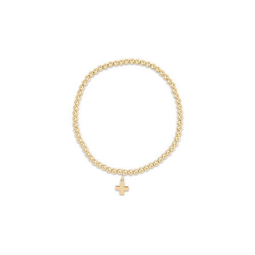 Classic Gold 3mm Signature Cross Charm-260 eNewton-eNewton-The Lovely Closet, Women's Fashion Boutique in Alexandria, KY