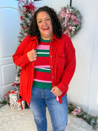 Logan Holiday Striped Sweater-350 Holiday-Mary Square-The Lovely Closet, Women's Fashion Boutique in Alexandria, KY