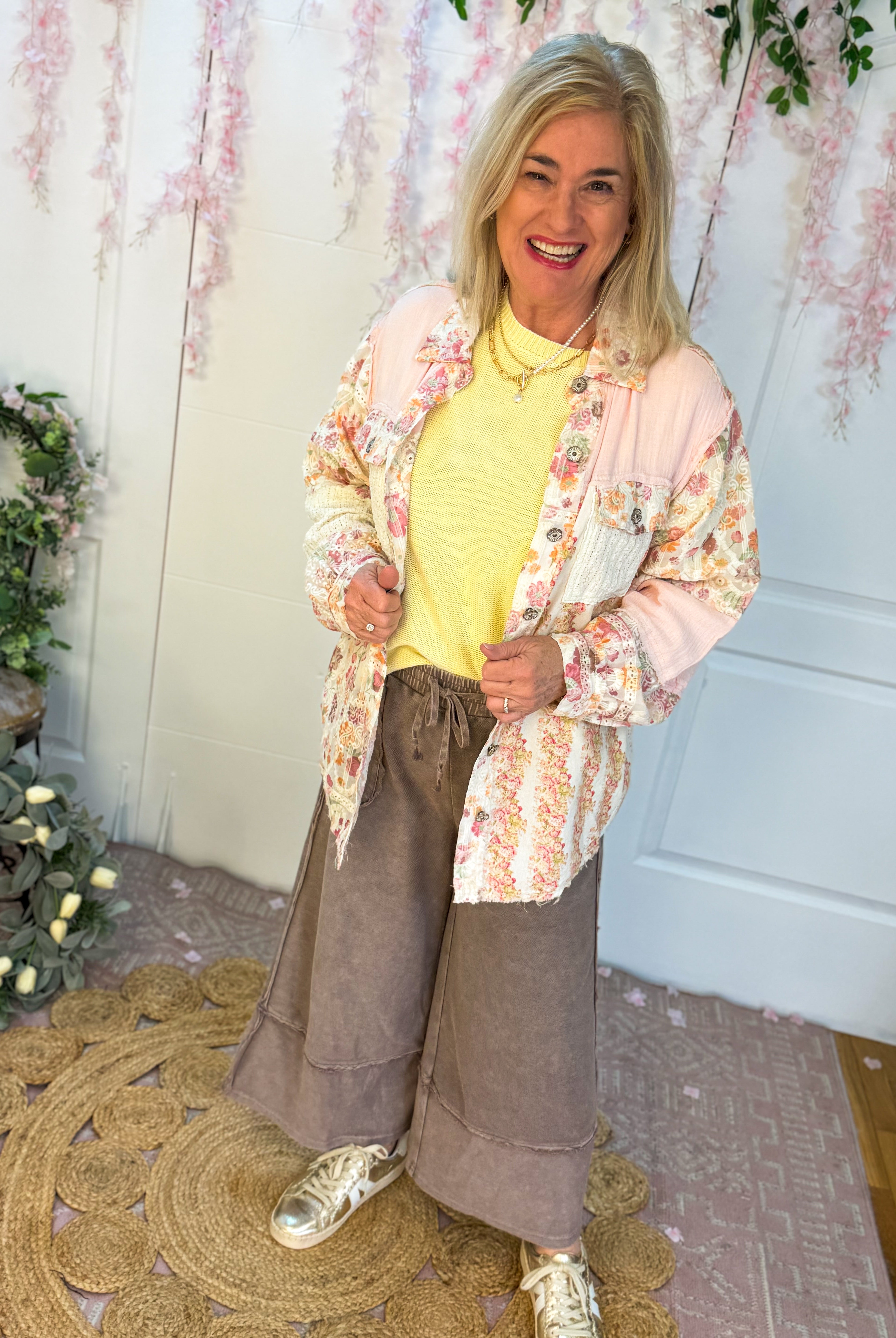 Spring Mornings Sweater - Yellow-140 Sweaters-easel-The Lovely Closet, Women's Fashion Boutique in Alexandria, KY