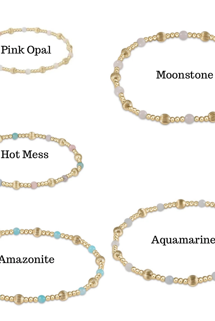 Dignity Sincerity Pattern 4MM Gemstone-260 eNewton-eNewton-The Lovely Closet, Women's Fashion Boutique in Alexandria, KY