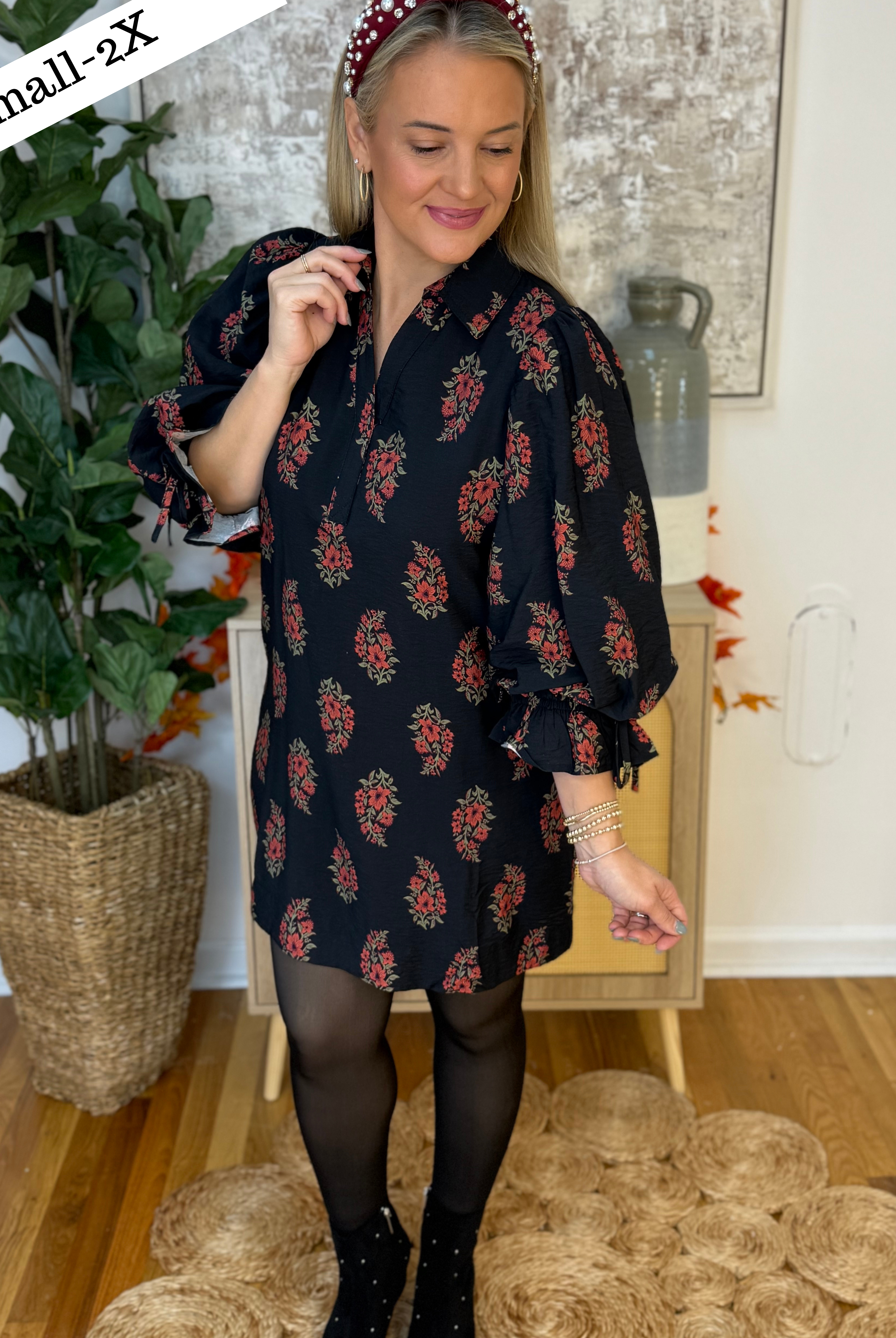 Merry Moments Lined Dress-180 Dresses-Entro-The Lovely Closet, Women's Fashion Boutique in Alexandria, KY