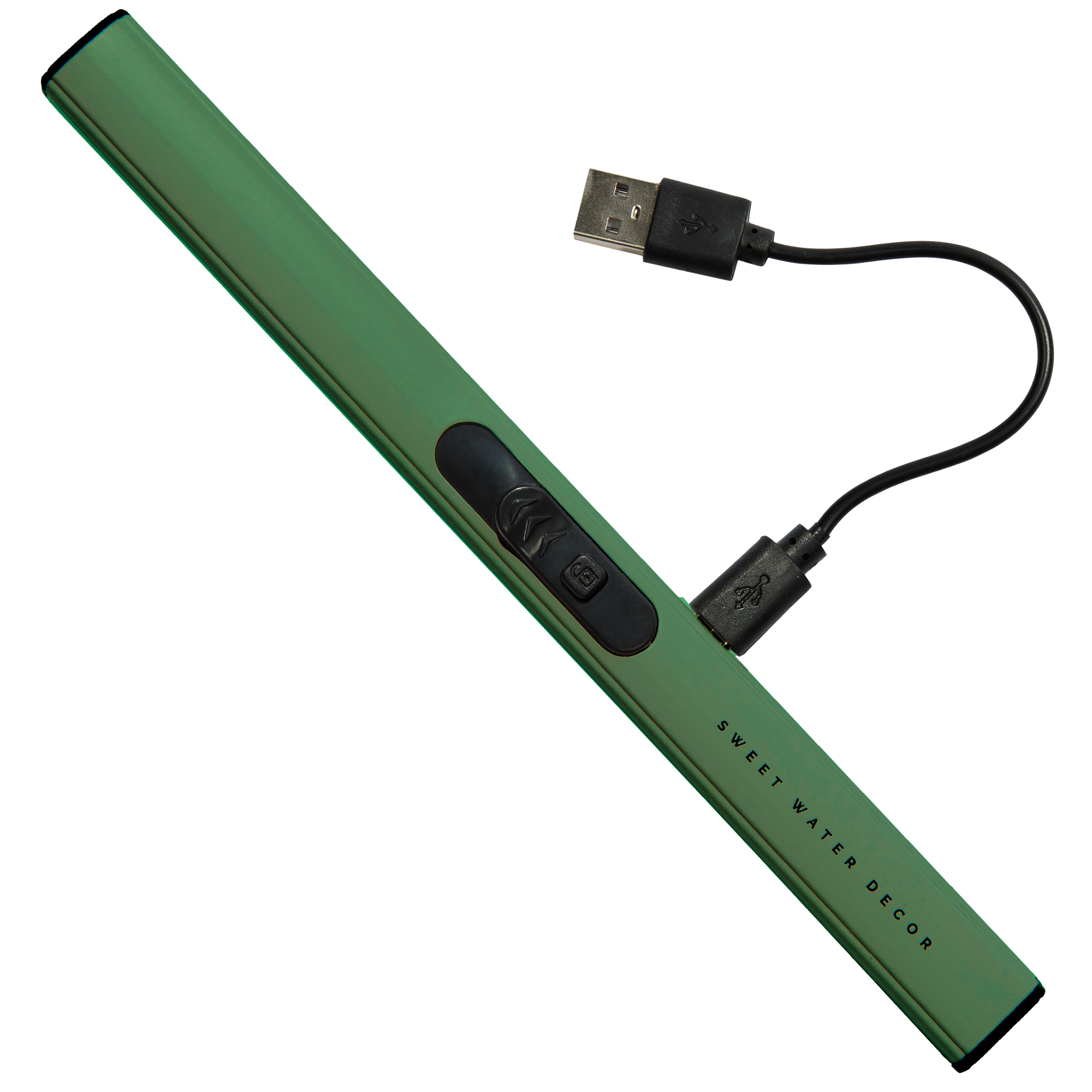 Green Rechargeable Electric Lighter-310 Gift-Sweet Water Decor-The Lovely Closet, Women's Fashion Boutique in Alexandria, KY