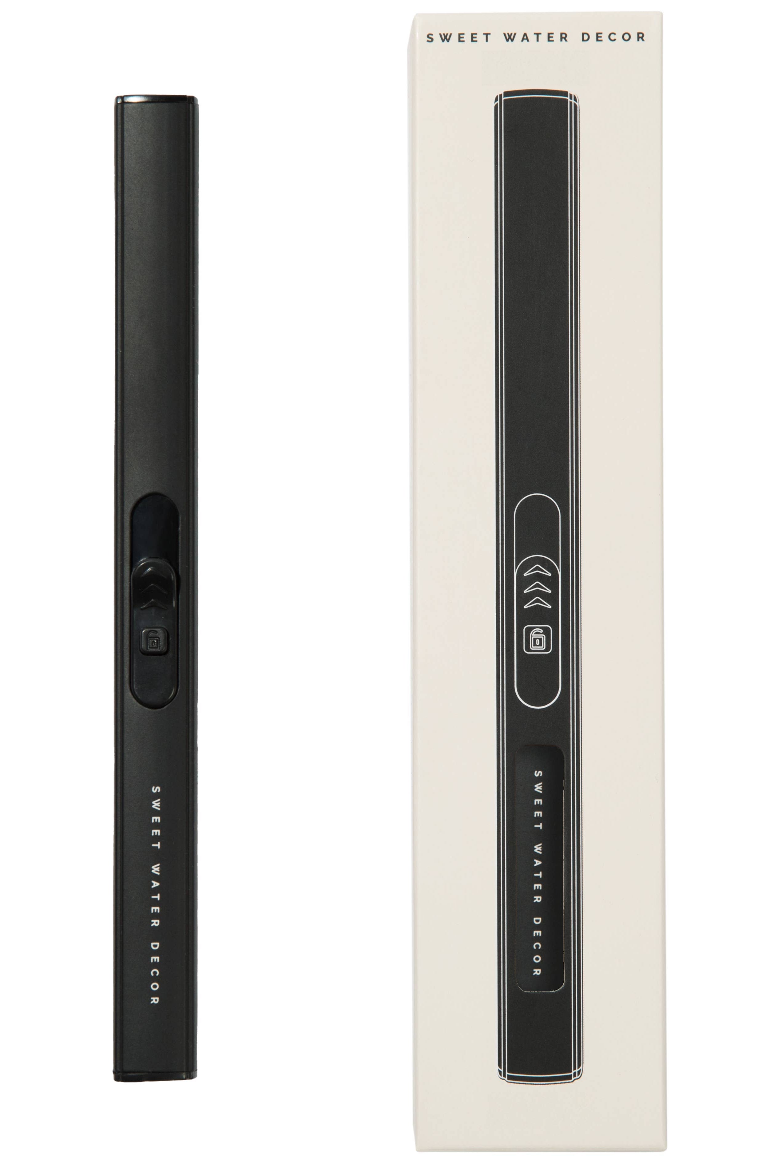 Black Rechargeable Electric Lighter-310 Gift-Sweet Water Decor-The Lovely Closet, Women's Fashion Boutique in Alexandria, KY