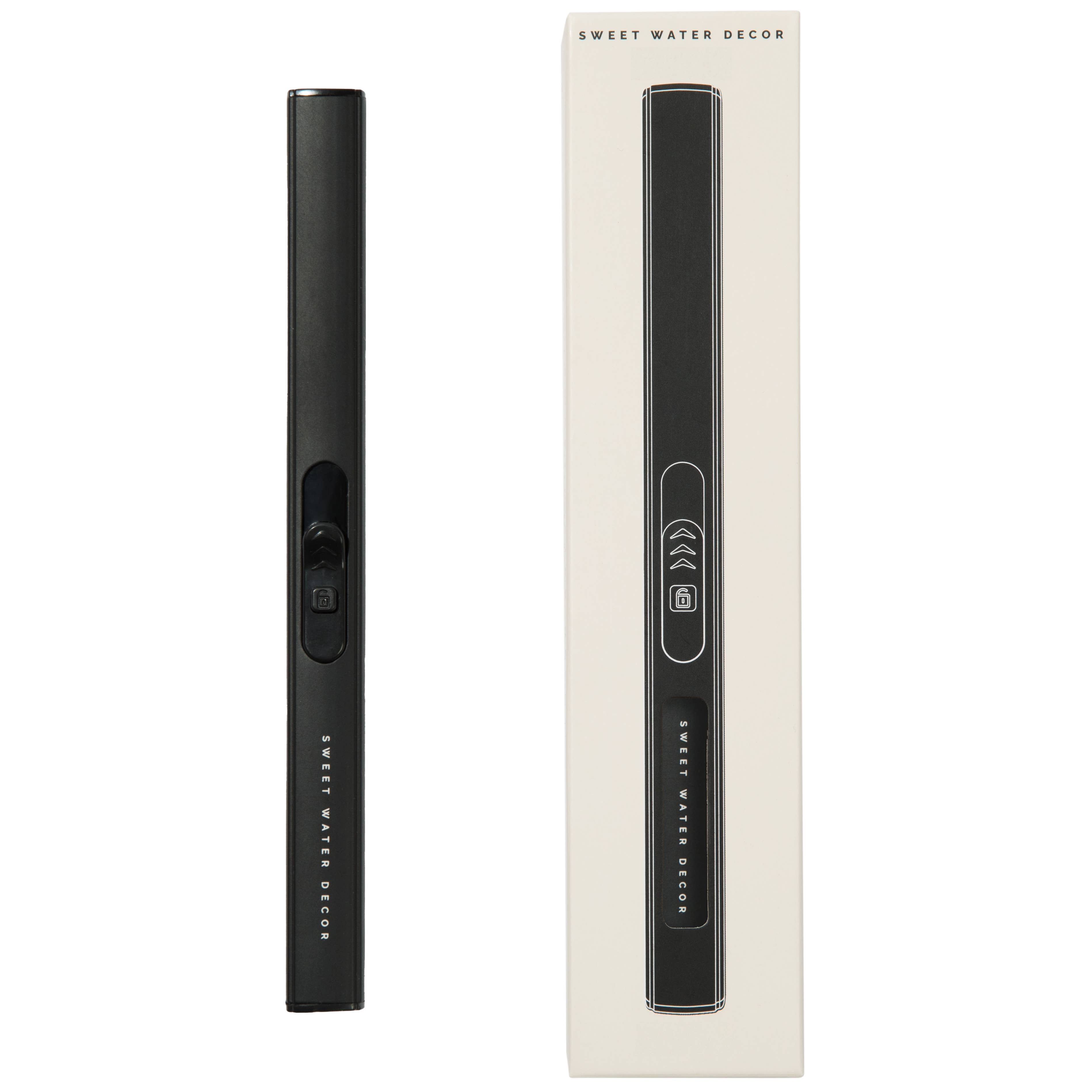 Black Rechargeable Electric Lighter-310 Gift-Sweet Water Decor-The Lovely Closet, Women's Fashion Boutique in Alexandria, KY