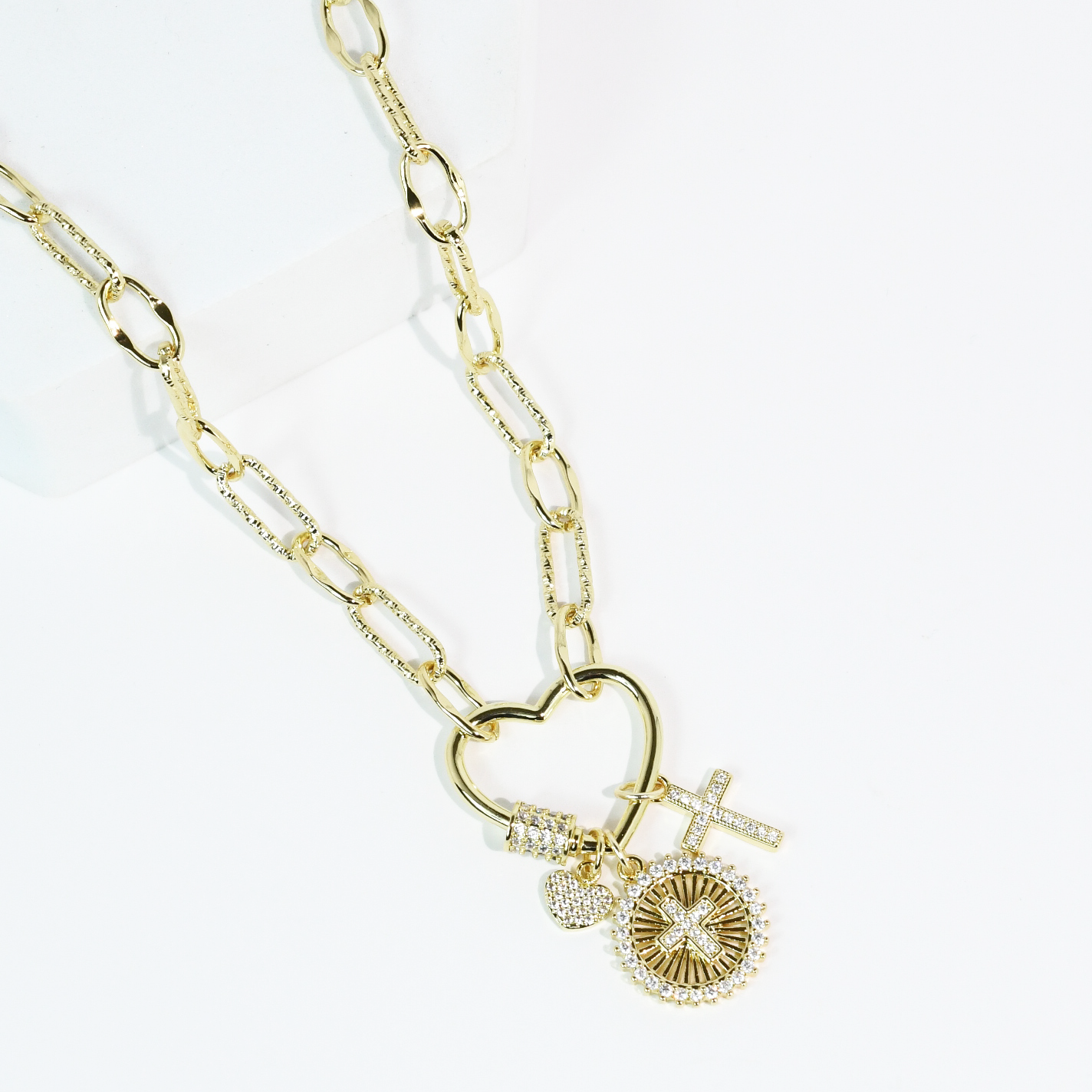 Love and Grace Gold-250 Jewelry-Treasure Jewels Inc.-The Lovely Closet, Women's Fashion Boutique in Alexandria, KY