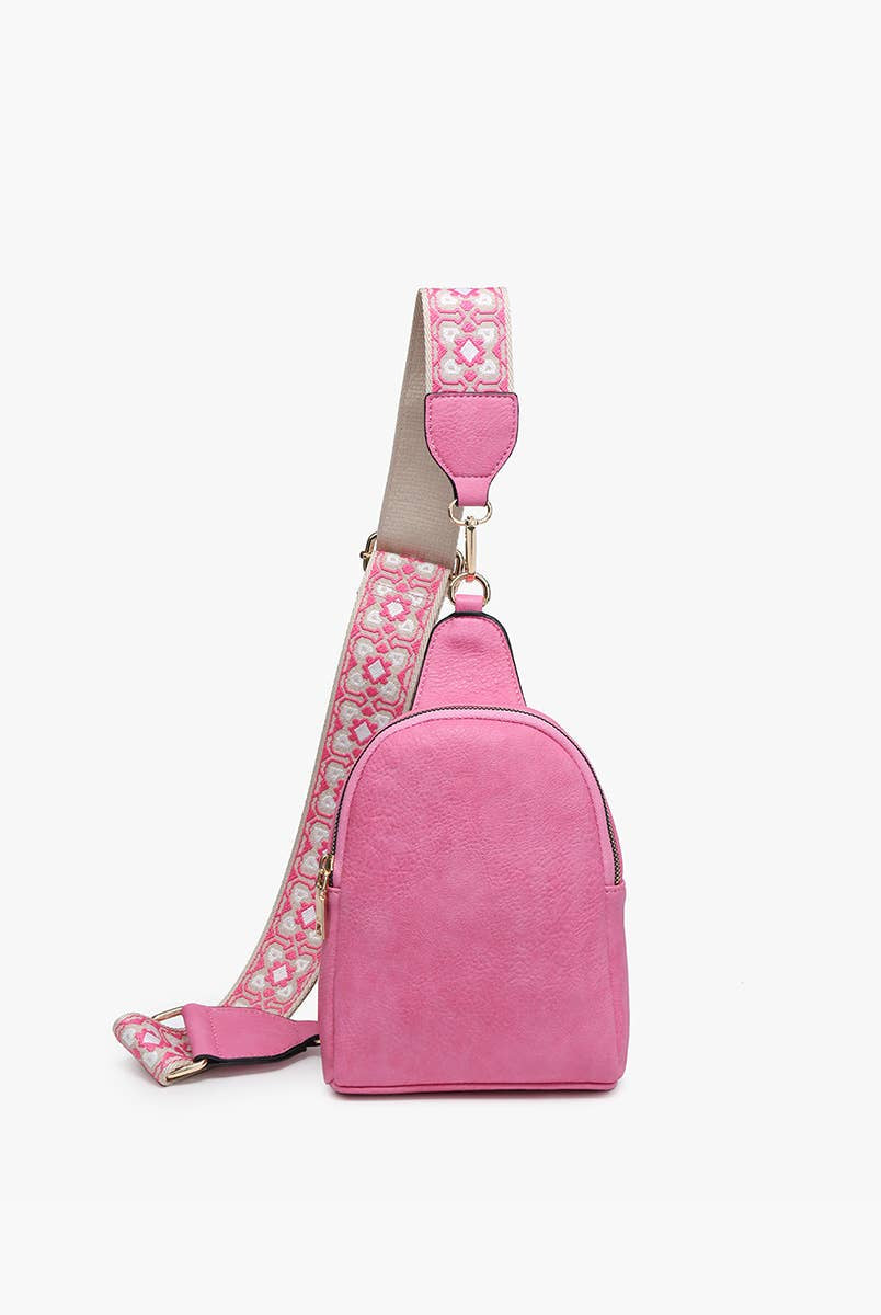 Ellen Sling Bag w/Removable Guitar Strap-290 Bag/Handbags-Jen & Co.-The Lovely Closet, Women's Fashion Boutique in Alexandria, KY