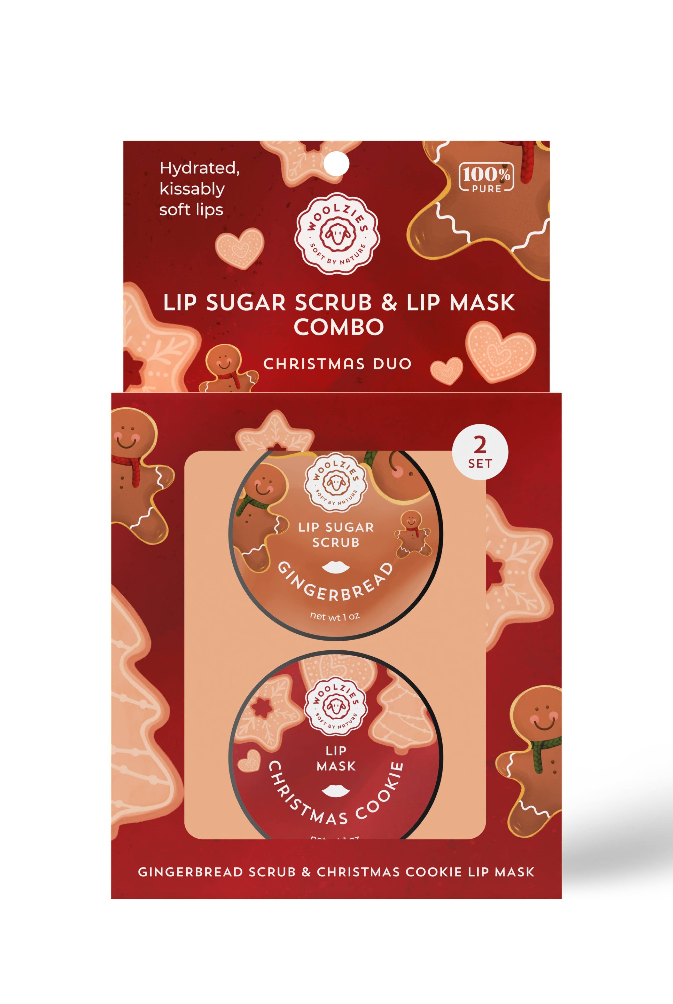 Lip Sugar Scrub & Lip Mask Christmas Duo-350 Holiday-Woolzies-The Lovely Closet, Women's Fashion Boutique in Alexandria, KY