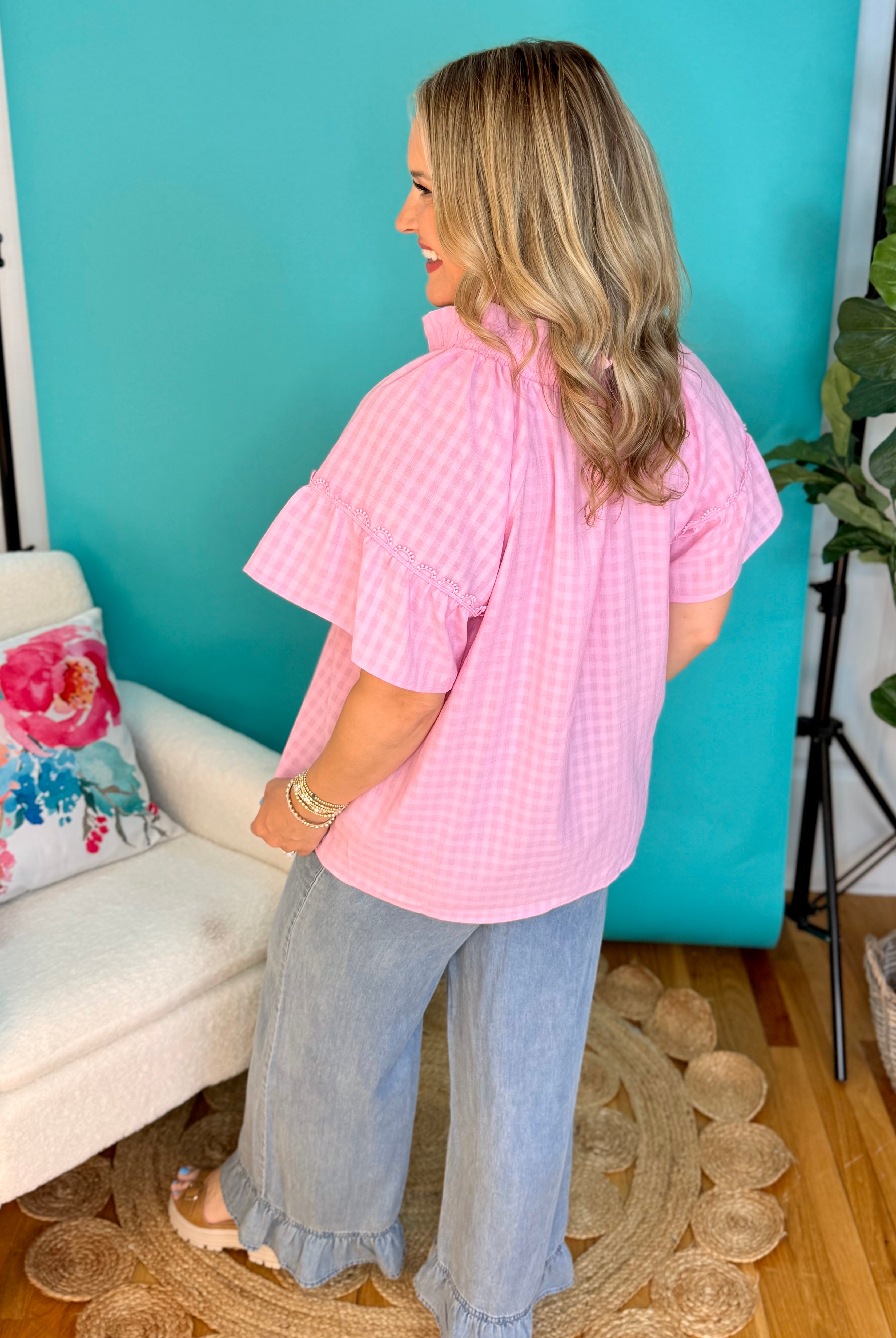 Slow Down Summer Top - Pink-180 Dresses-Umgee-The Lovely Closet, Women's Fashion Boutique in Alexandria, KY