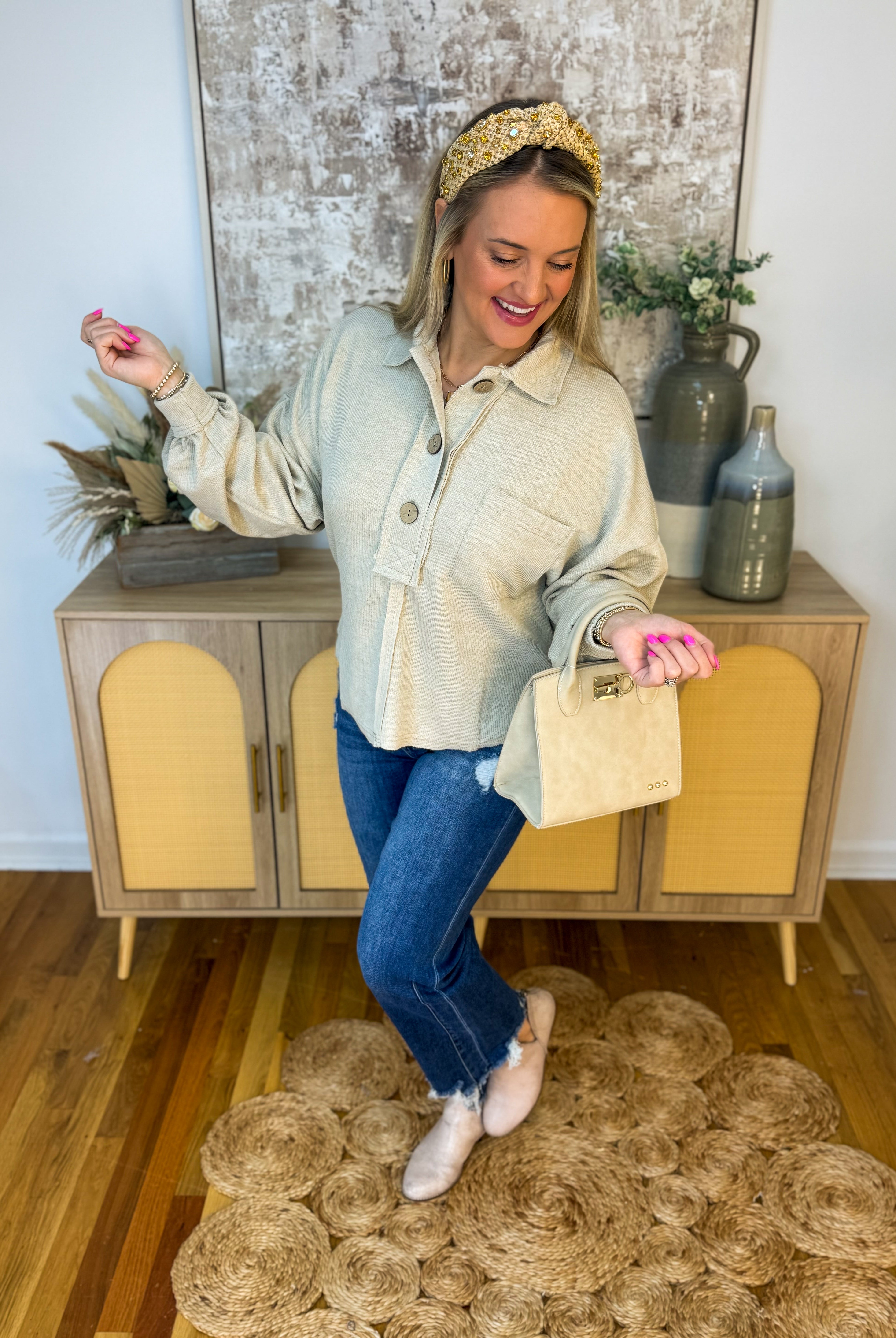 Charming Pullover-110 Long Sleeve Top-Blu Pepper-The Lovely Closet, Women's Fashion Boutique in Alexandria, KY