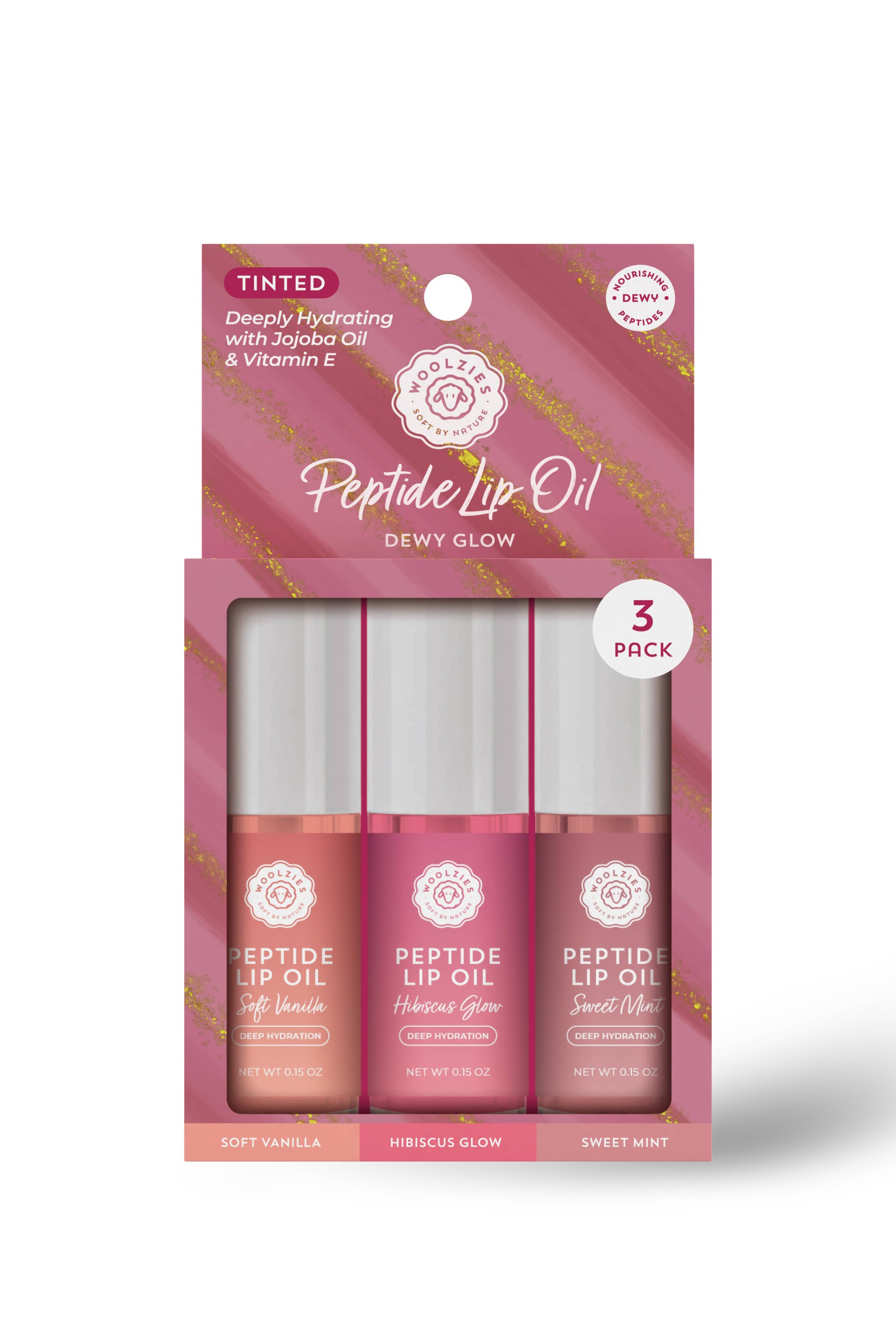 Peptide Lip Oil Trio – Dewy Glow 💋-350 Holiday-Woolzies-The Lovely Closet, Women's Fashion Boutique in Alexandria, KY