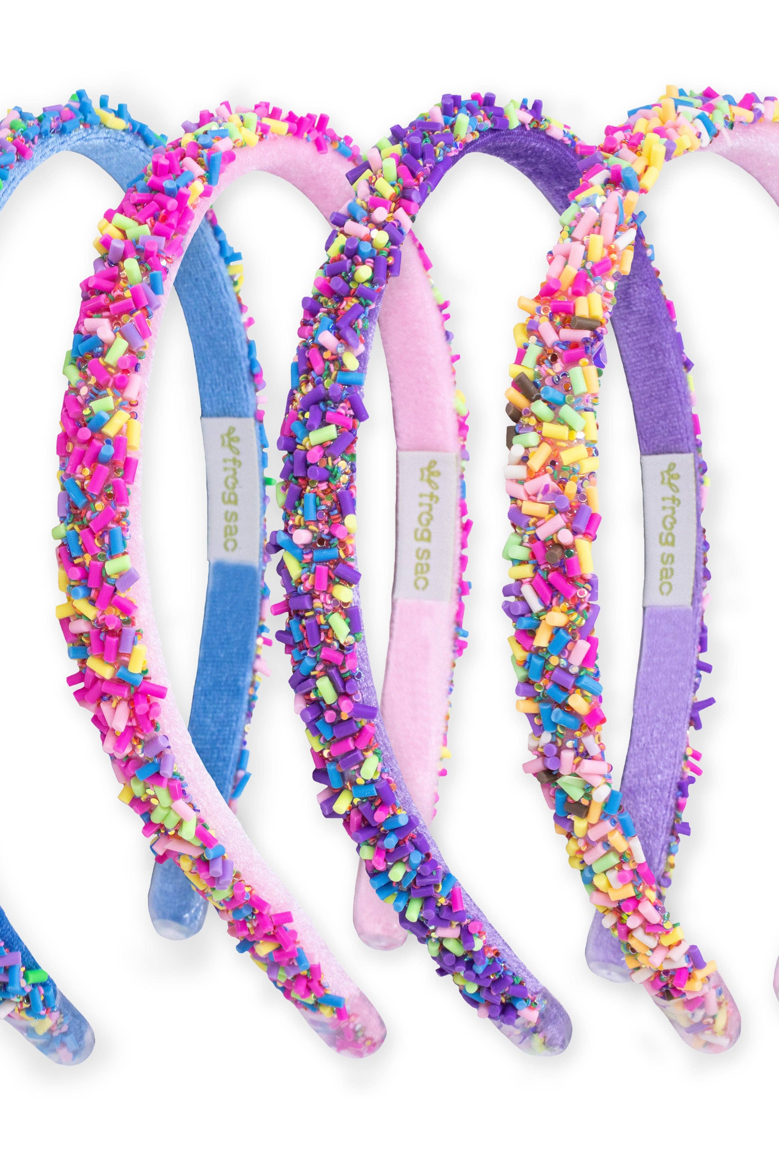 Thin Sprinkle Headband - Purple-310 Gift-Frog Sac-The Lovely Closet, Women's Fashion Boutique in Alexandria, KY