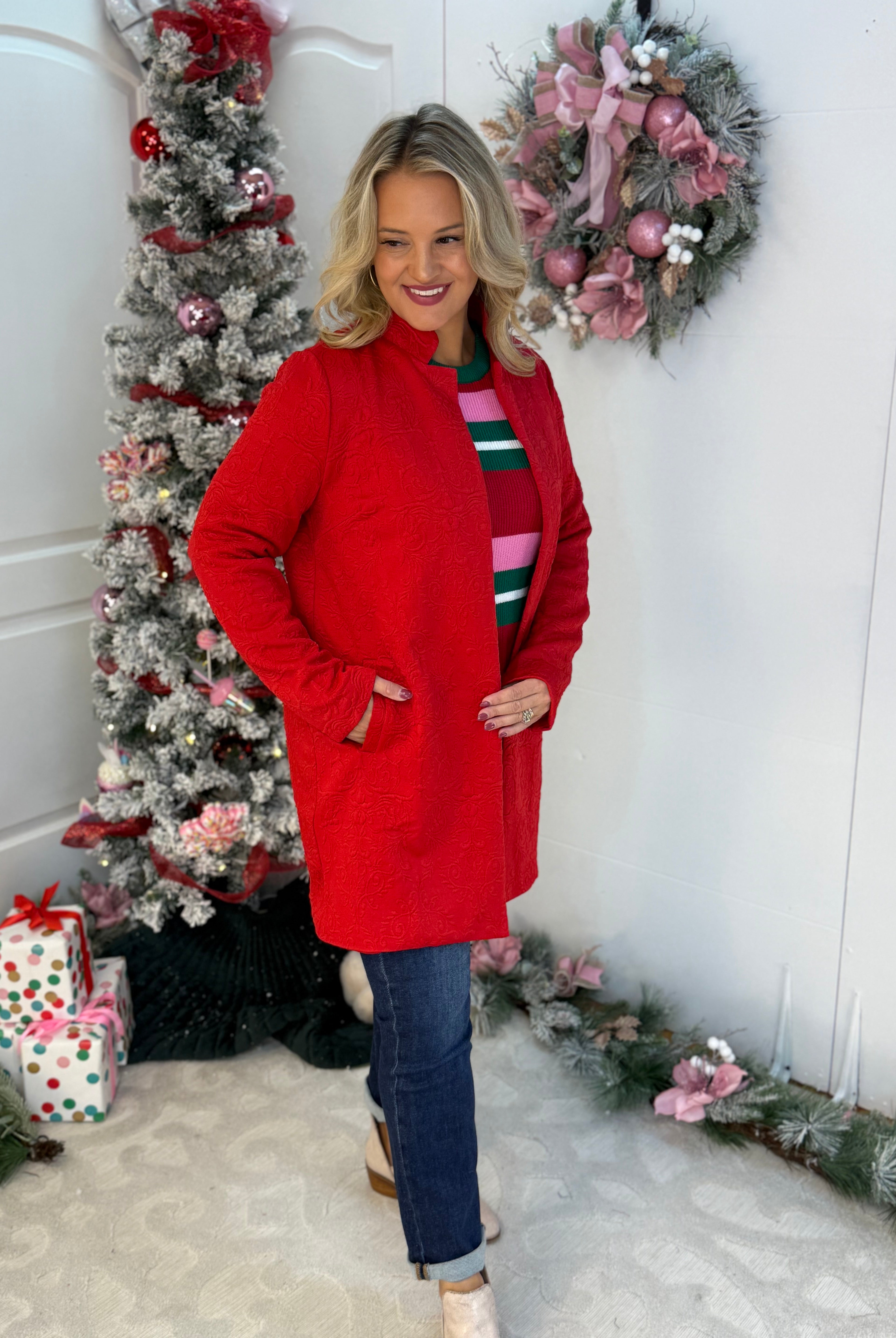 The Christmas Coat-170 Jackets/Outerwear-Dear Scarlett-The Lovely Closet, Women's Fashion Boutique in Alexandria, KY