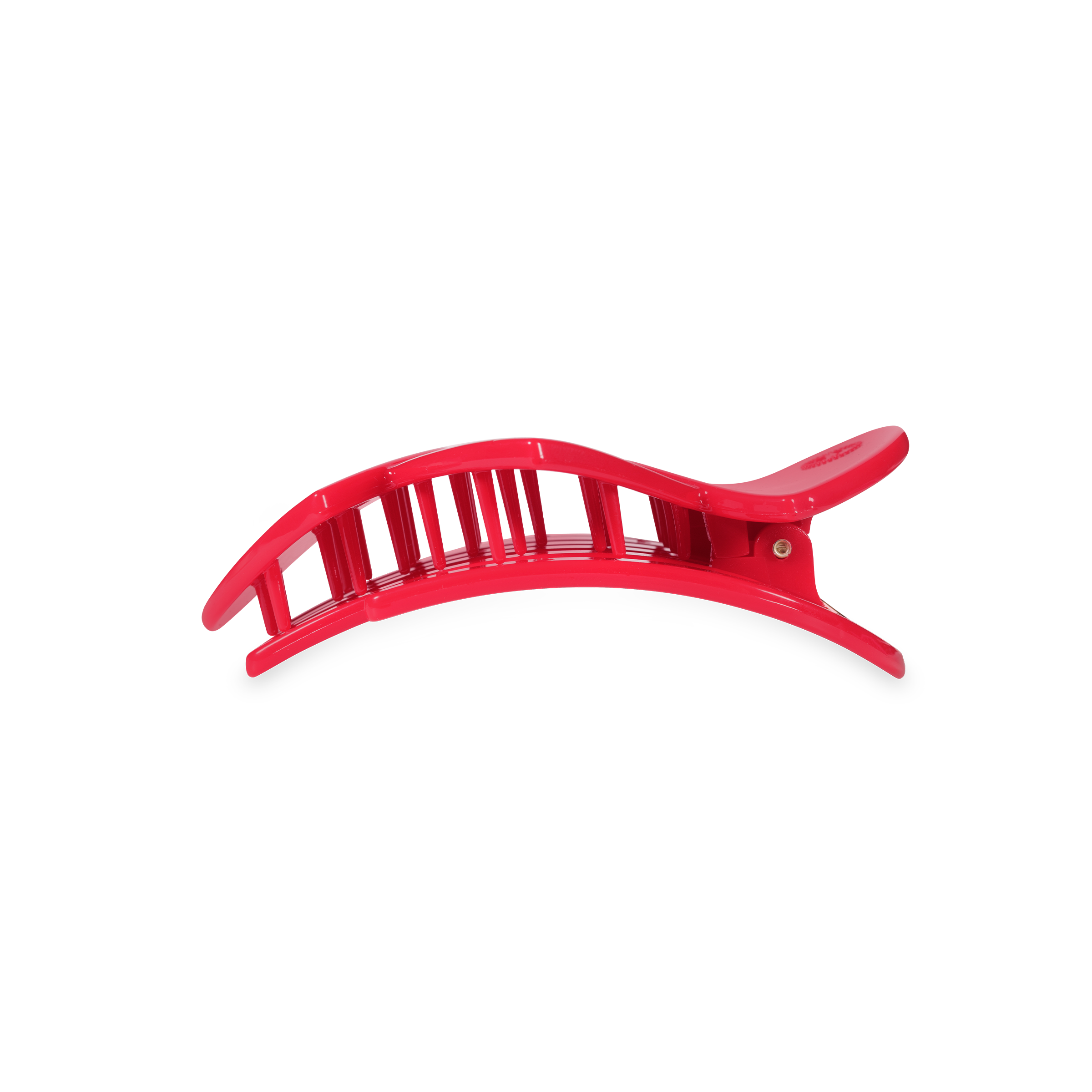 Flat Hair Clip | Small | Red Heart to Heart-300 Headwear-TELETIES-The Lovely Closet, Women's Fashion Boutique in Alexandria, KY
