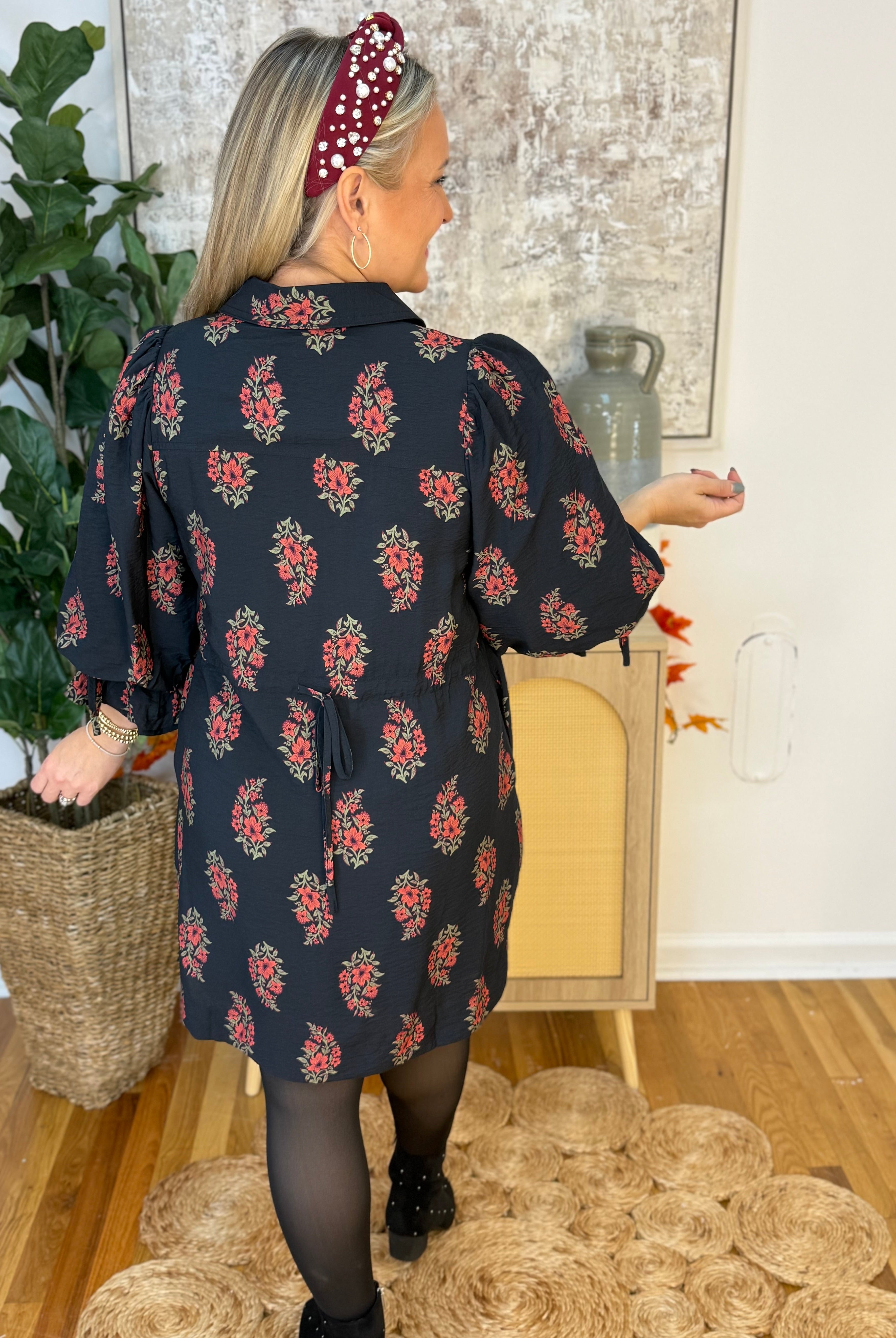 Merry Moments Lined Dress-180 Dresses-Entro-The Lovely Closet, Women's Fashion Boutique in Alexandria, KY