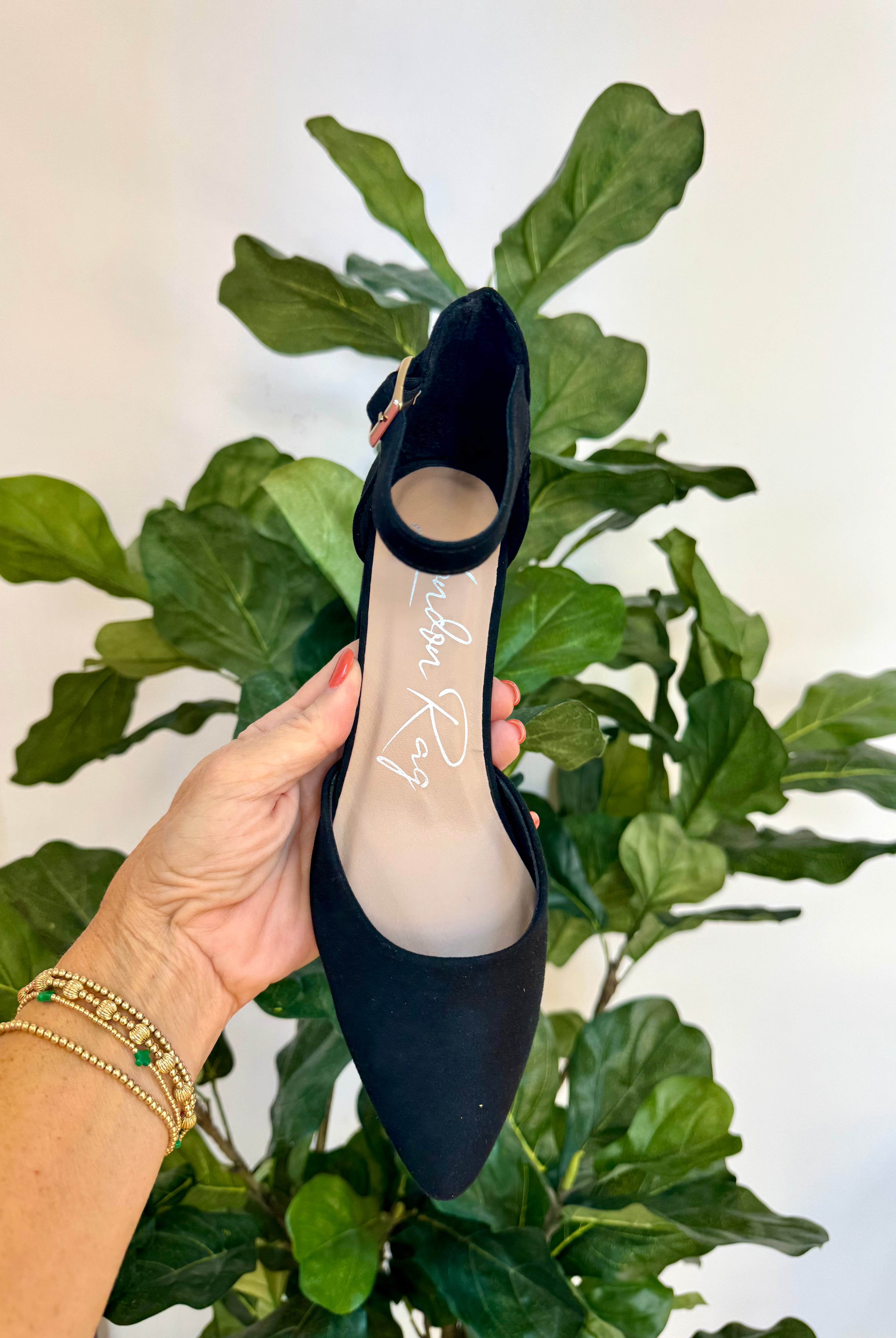 Midnight Elegance Block Heel-270 Shoes-London Rag-The Lovely Closet, Women's Fashion Boutique in Alexandria, KY