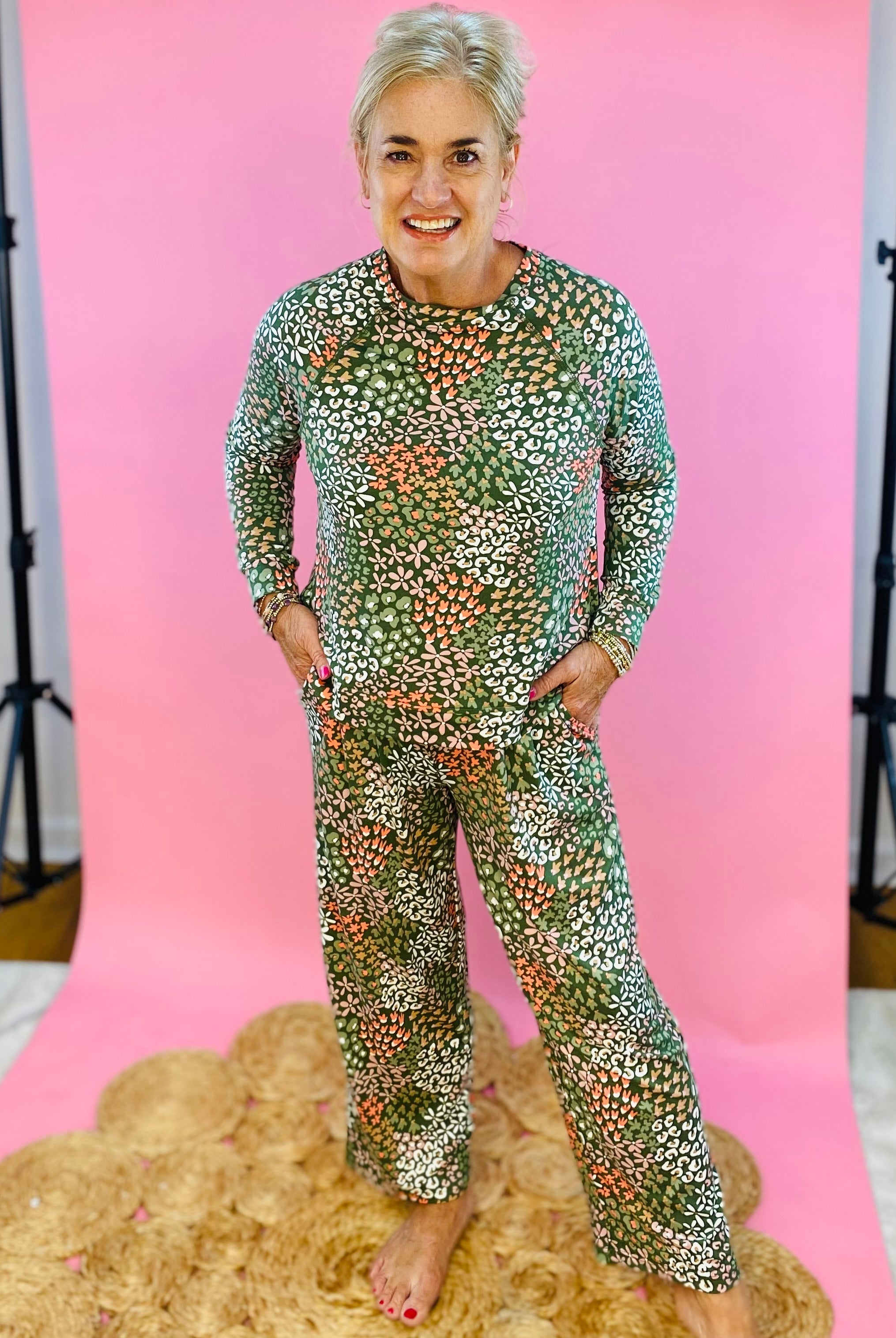 Mary Square Luxury Pajamas - Open Meadows-310 Gift-Mary Square-The Lovely Closet, Women's Fashion Boutique in Alexandria, KY