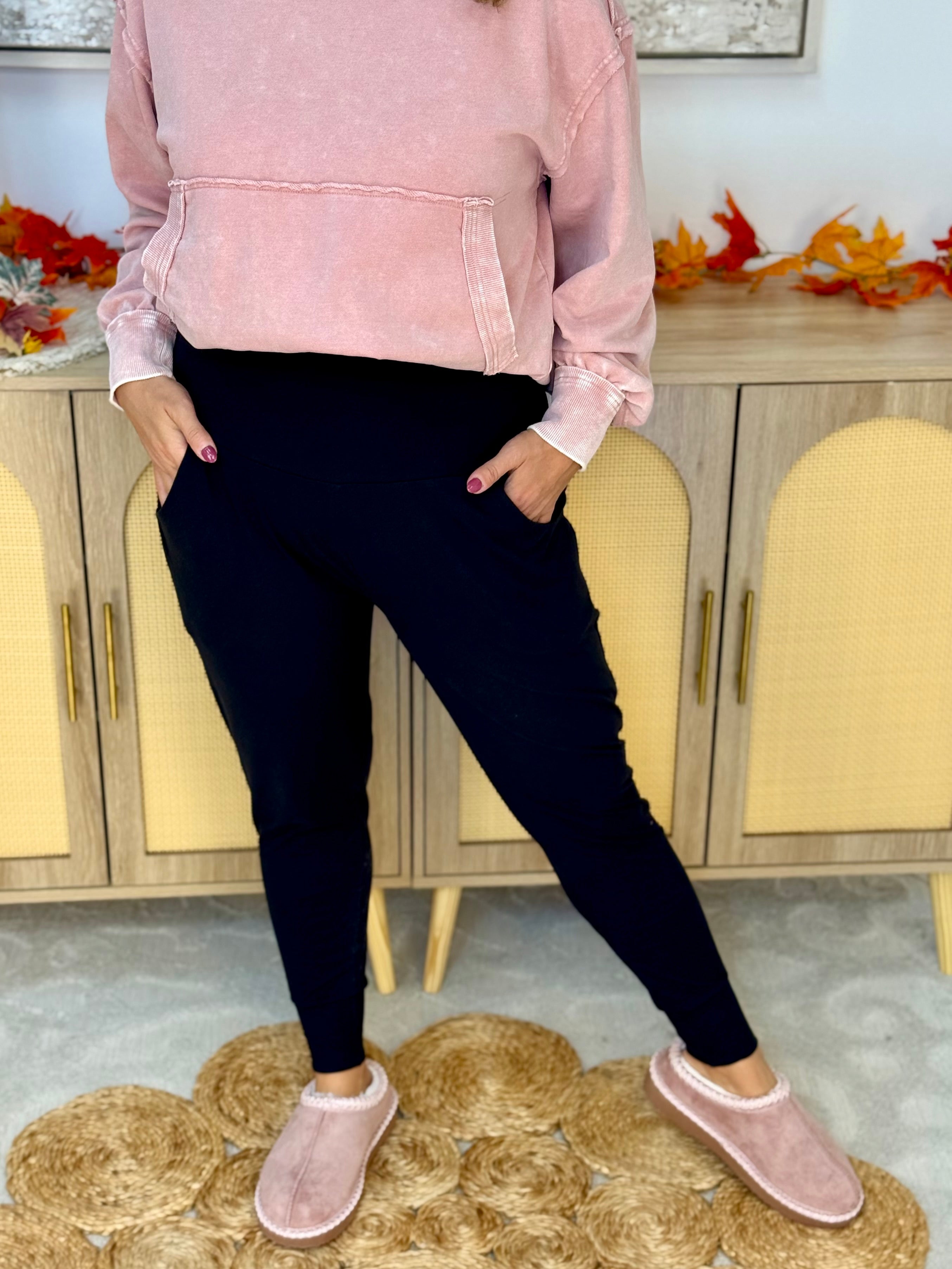 Living in These Joggers-220 Joggers/Leggings-anchored arrows-The Lovely Closet, Women's Fashion Boutique in Alexandria, KY