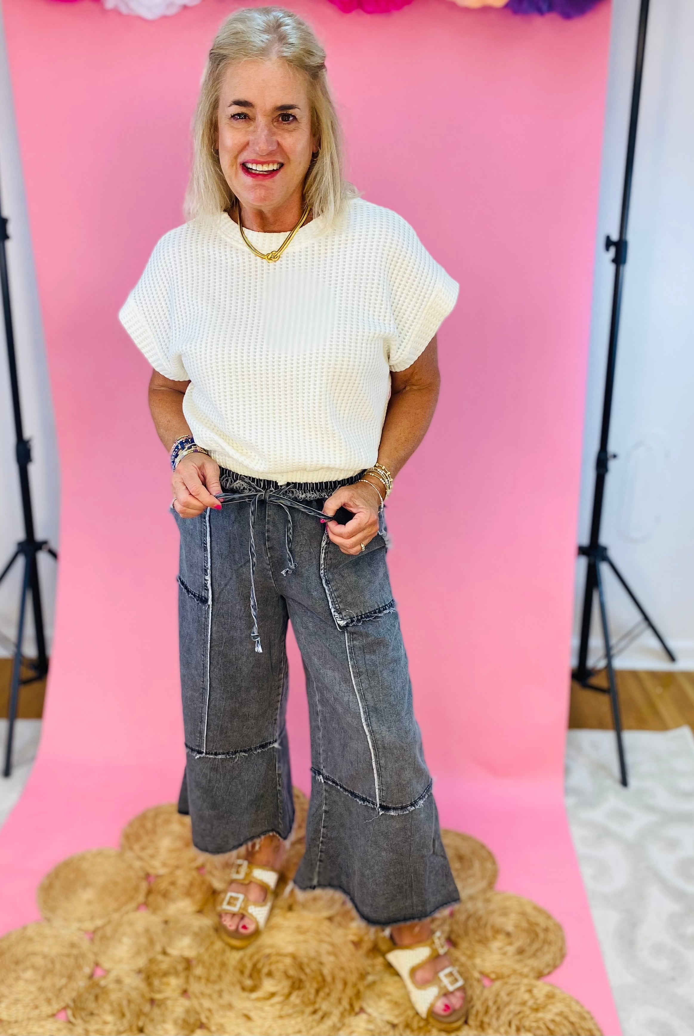 Mineral Wash Denim - Ash-240 Pants-Sage + Fig-The Lovely Closet, Women's Fashion Boutique in Alexandria, KY