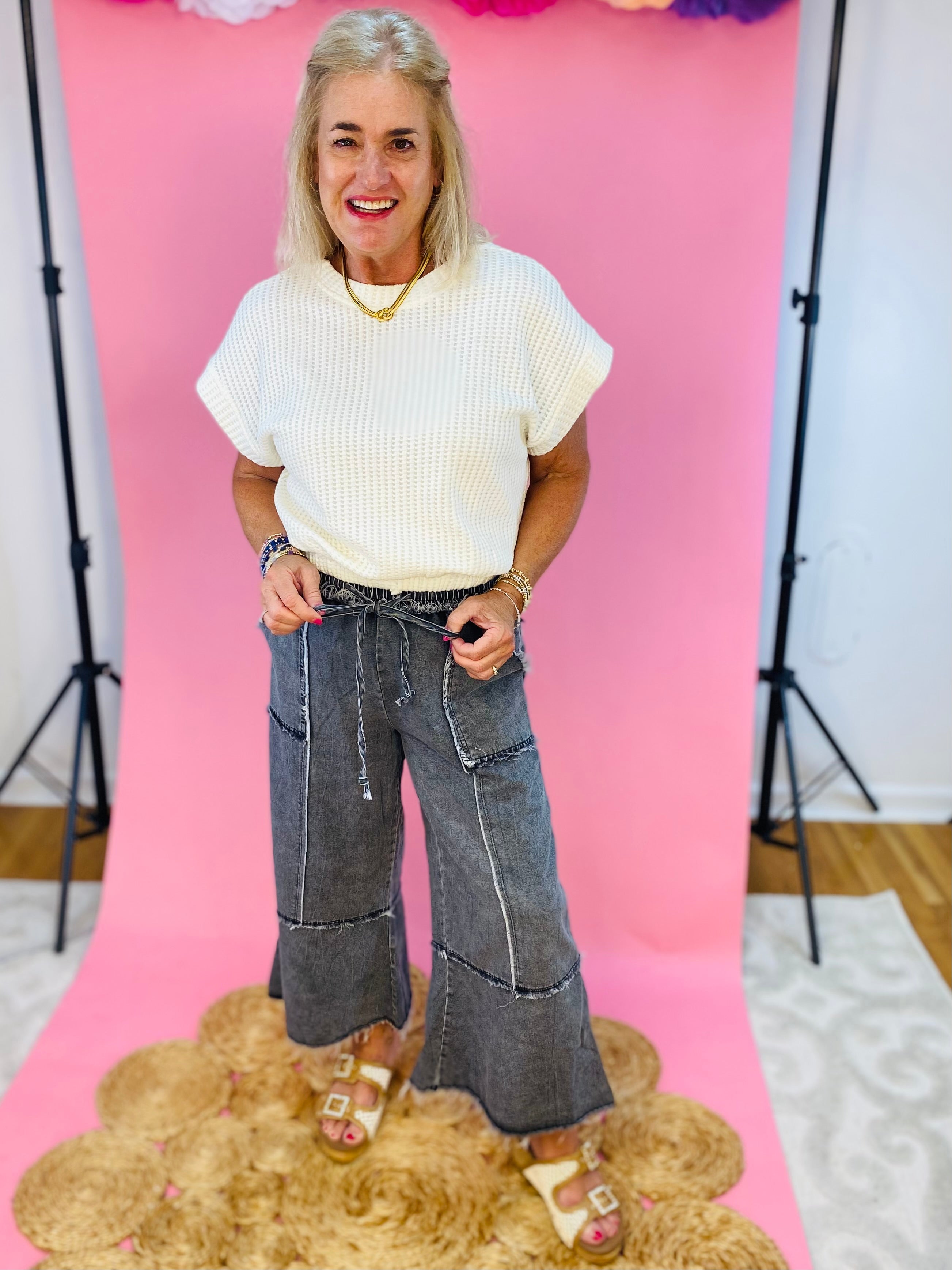 Mineral Wash Denim - Ash-240 Pants-Sage + Fig-The Lovely Closet, Women's Fashion Boutique in Alexandria, KY