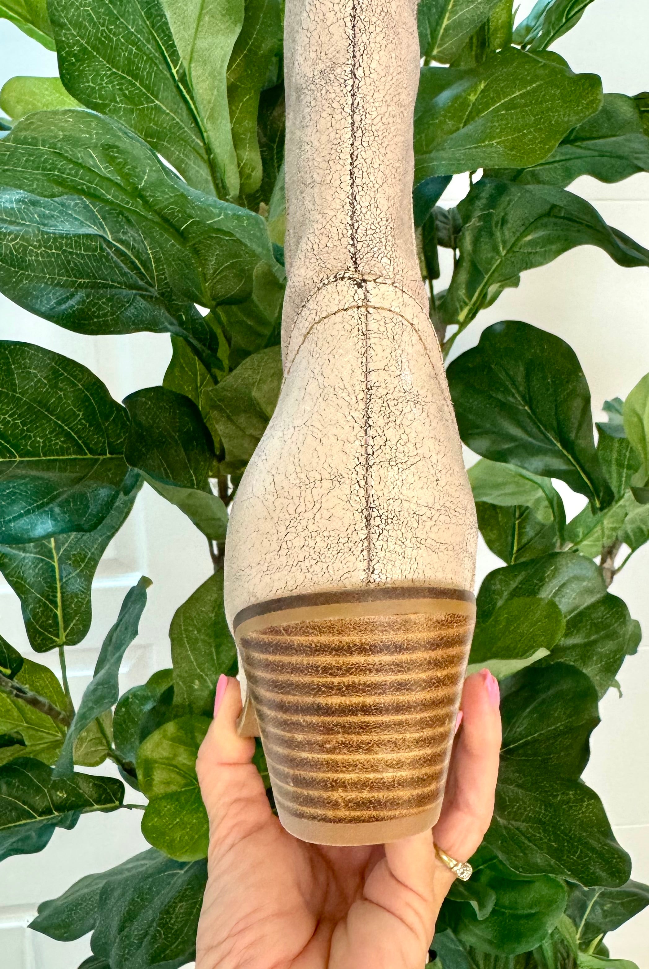 Corkys Hat's Off - Putty Crackle Boot-270 Shoes-Corkys-The Lovely Closet, Women's Fashion Boutique in Alexandria, KY