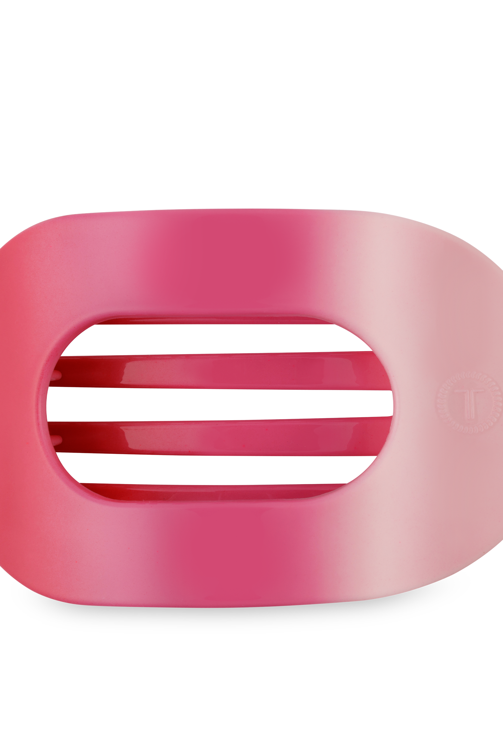 Flat Round Hair Clip | Large | Kiss & Tell-300 Headwear-TELETIES-The Lovely Closet, Women's Fashion Boutique in Alexandria, KY