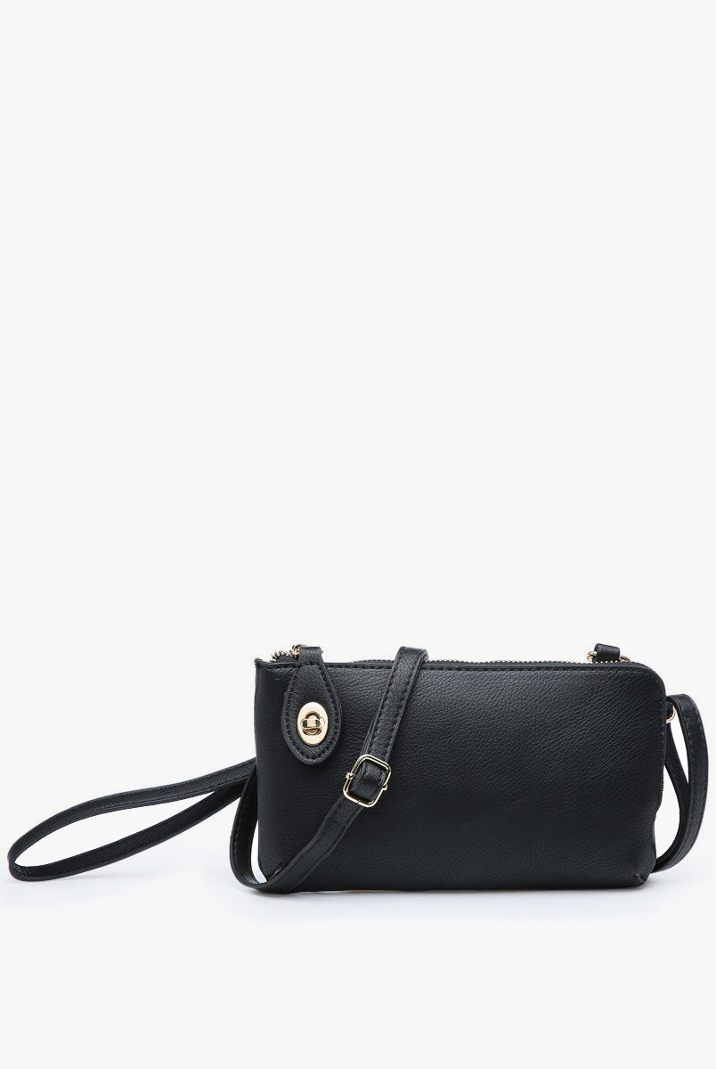 Kendall Crossbody/Wristlet - Black-290 Bag/Handbags-Jen & Co.-The Lovely Closet, Women's Fashion Boutique in Alexandria, KY